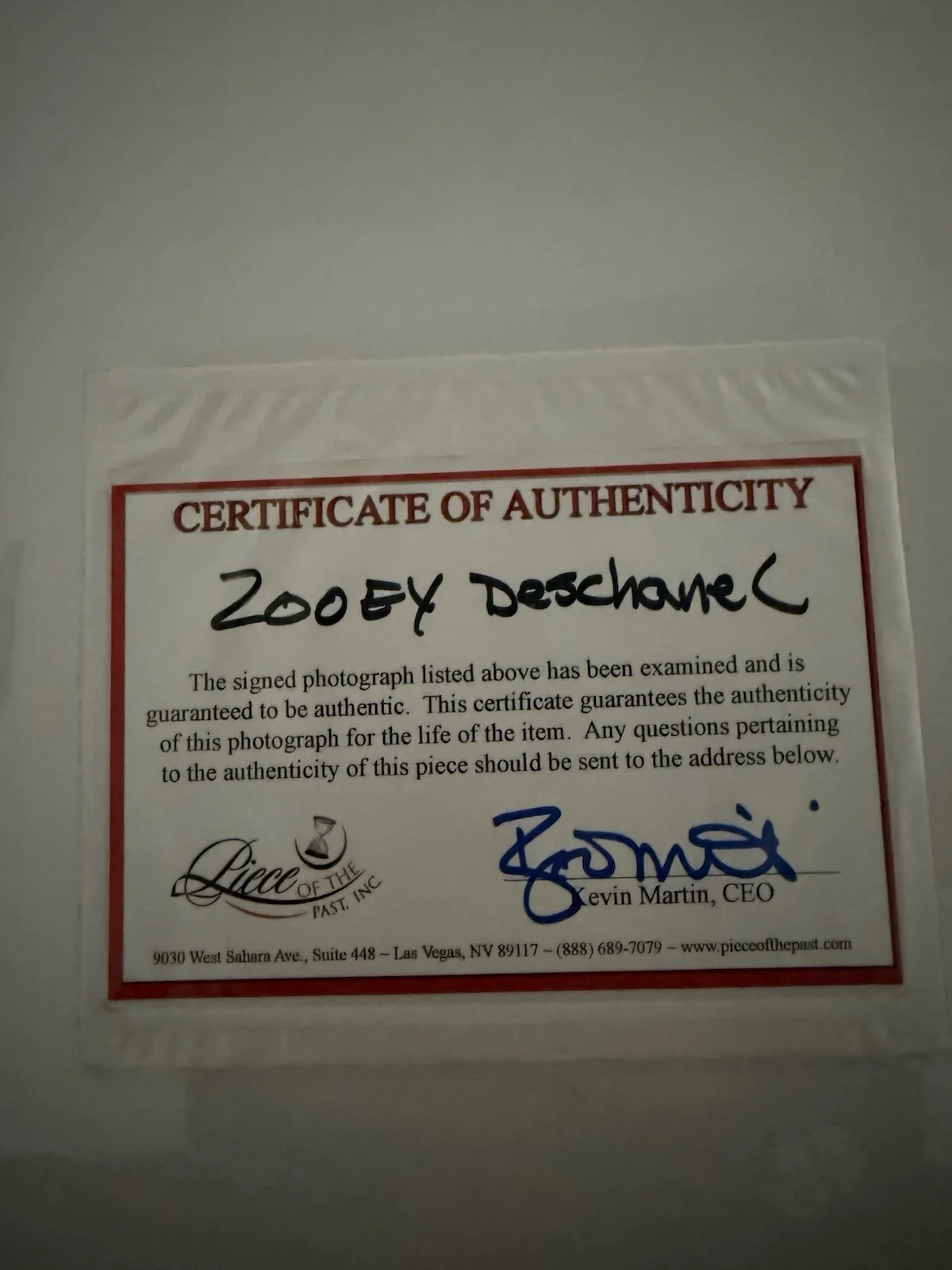 Zooey Deschanel — Zooey Deschanel signed 16x12 COA Matted Photo, image 4