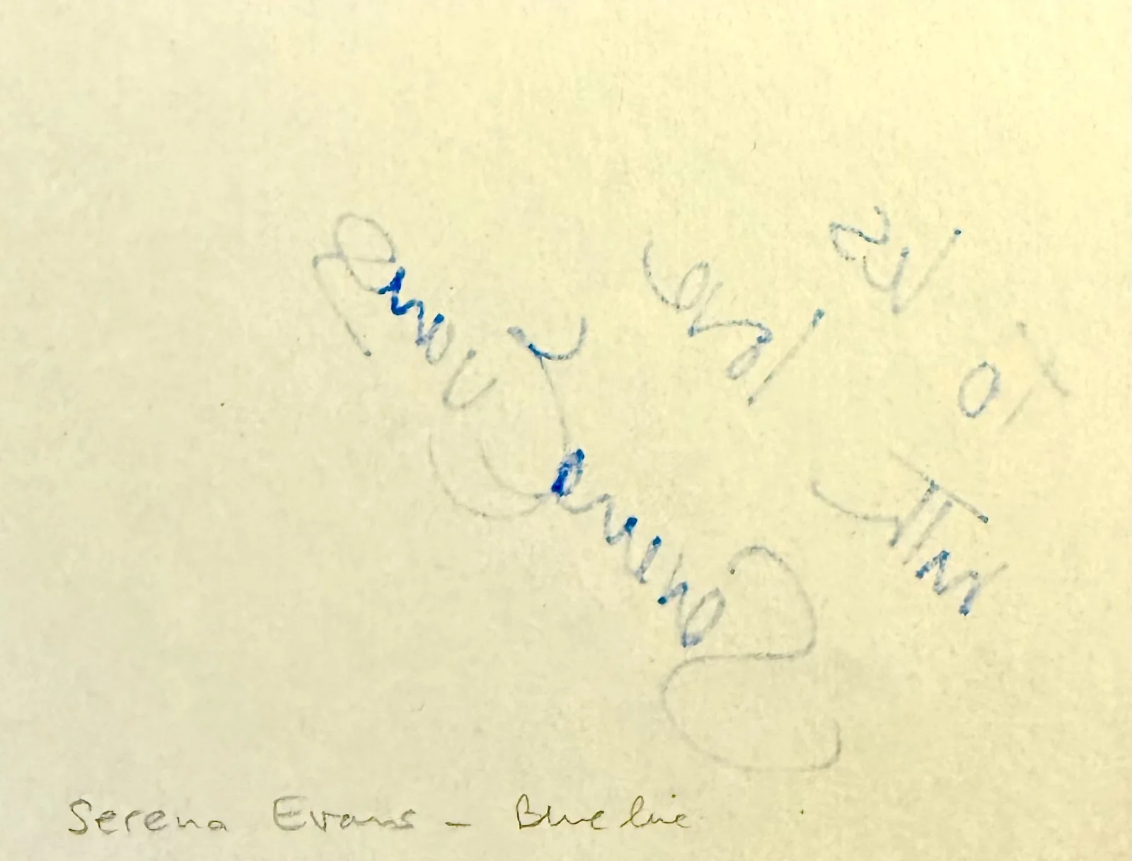 Serena Evans — SERENA EVANS Autograph Signed 4x5 ALBUM PAGE The Thin Blue Line THE PIGLET FILES, image 4