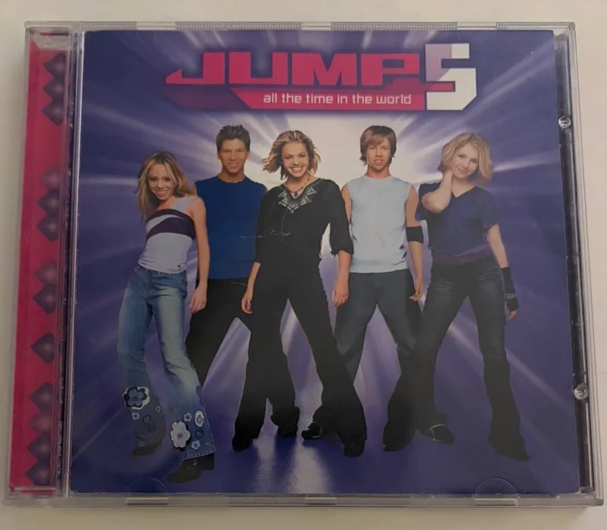 Jump 5 Band All the Time in the World Signed Autographed CD 2002 Sparrow Records, image 2