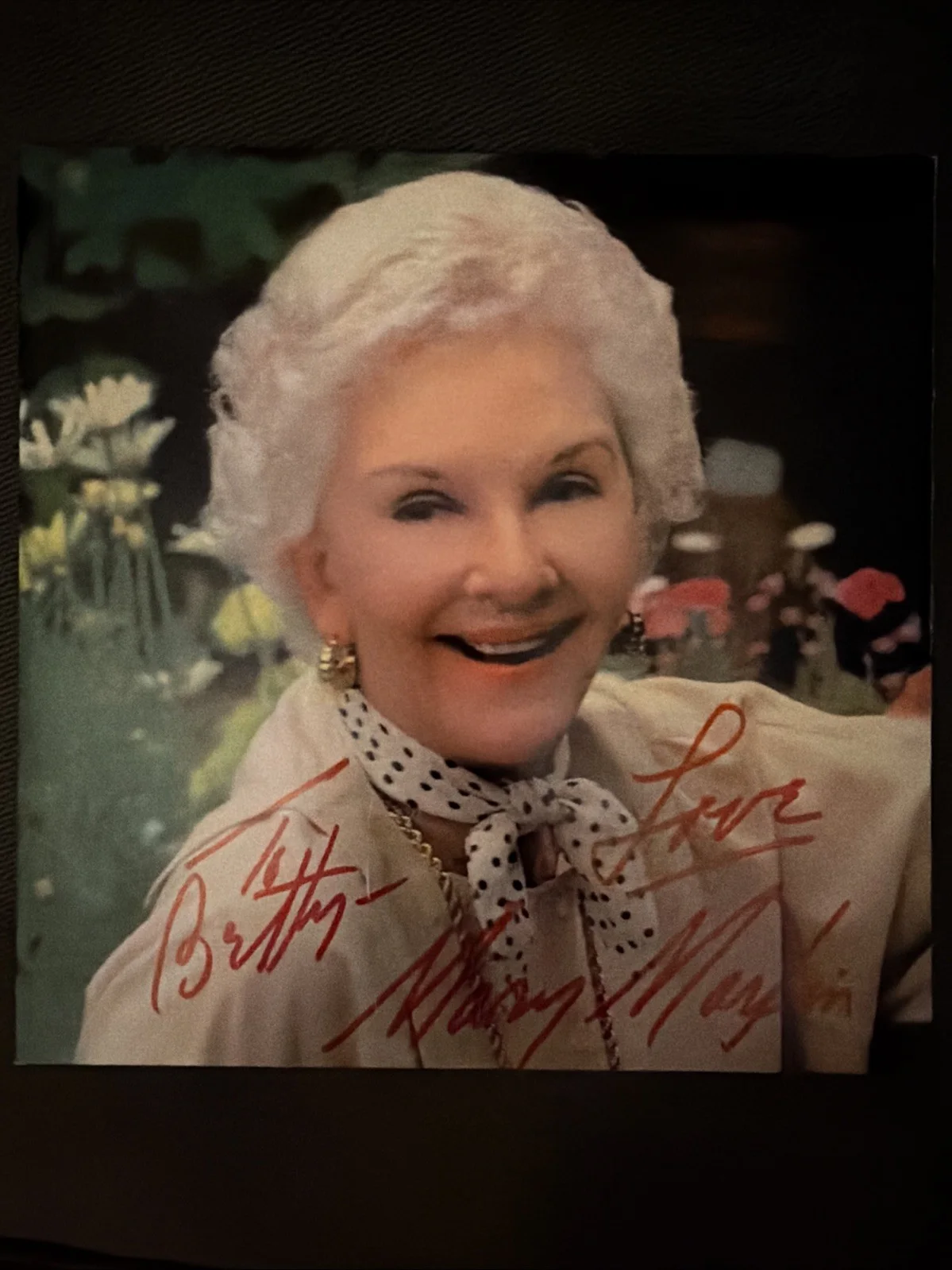 Mary Martin Rare Signed “Live in Living Color” Fieldcrest Promotional 7” Vinyl45, изображение 4