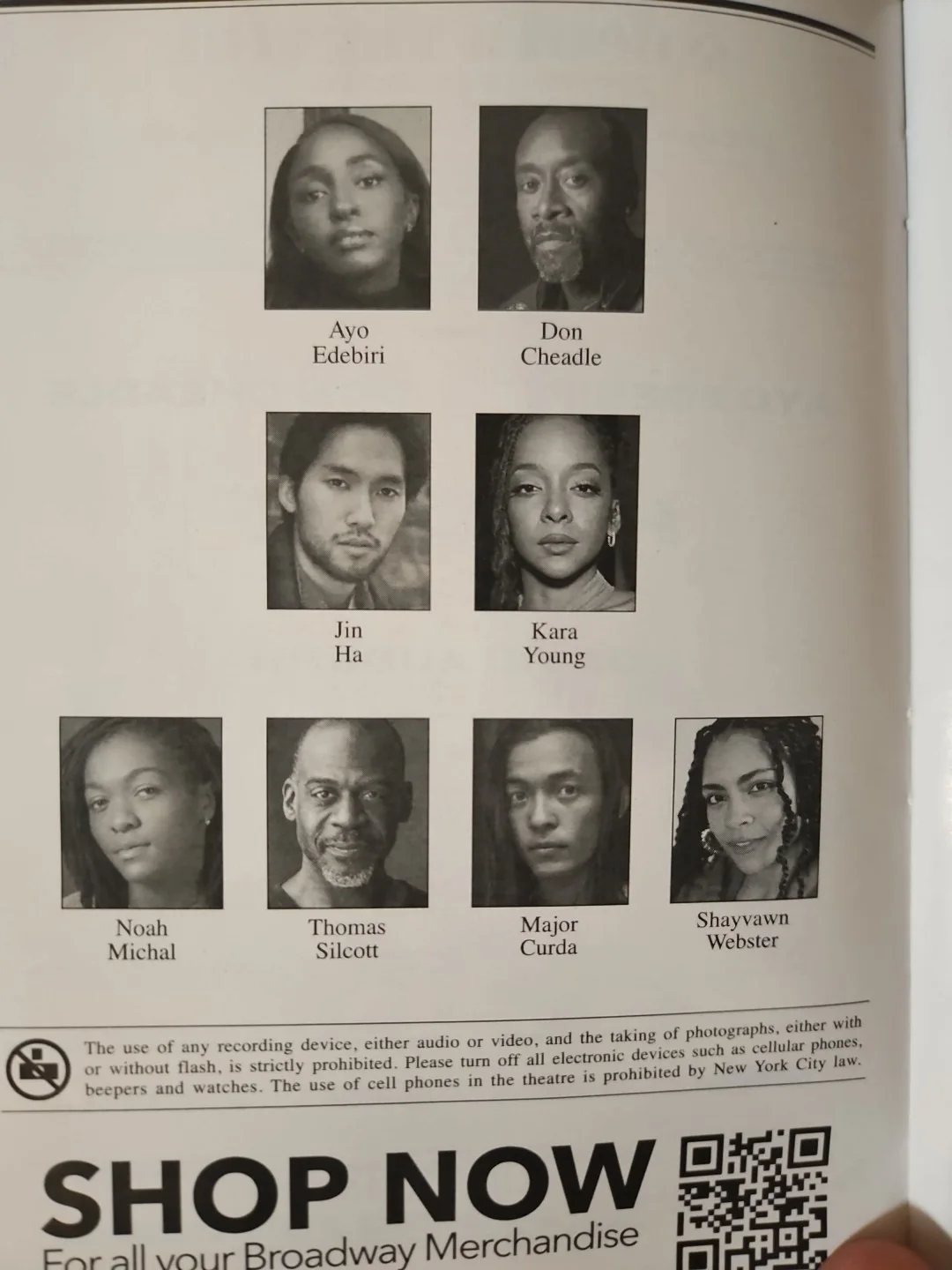 Don Cheadle, Ayo Edebiri, Kara Young — Proof Signed Broadway Playbill - Don Cheadle, Ayo Edebiri, Kara Young ¹, image 5