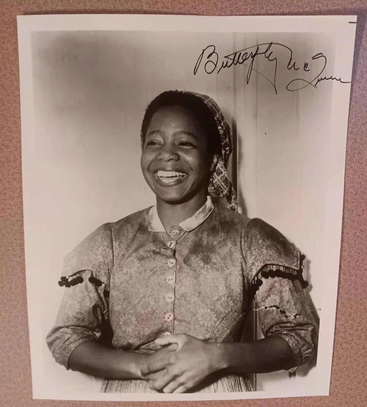 Butterfly McQueen Signed Photo PRISSY Gone with the Wind Movie Black Americana, изображение 3
