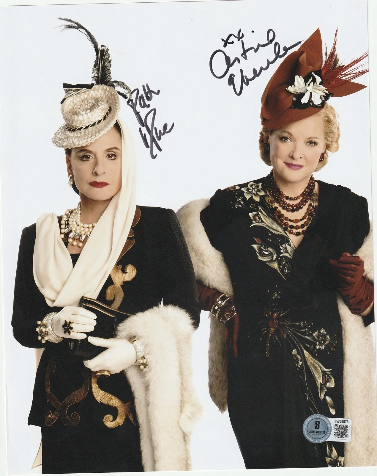 Christine Ebersole & Patti Lupone — Patti Lupone Christine Ebersole Authentic Signed 8x10 Photo Autograph Beckett