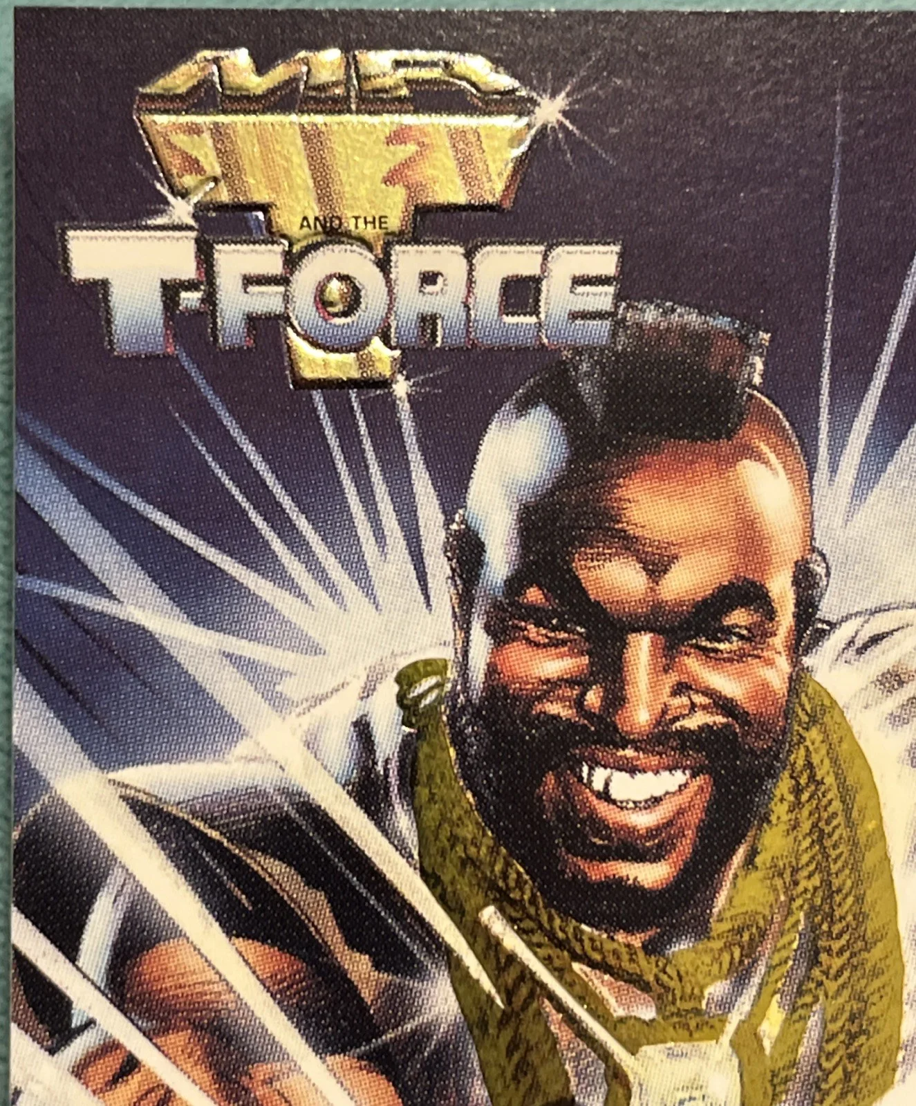 Mr T — Mr. T Autographed Card Signed Vintage T-Force A-Team Actor, image 2
