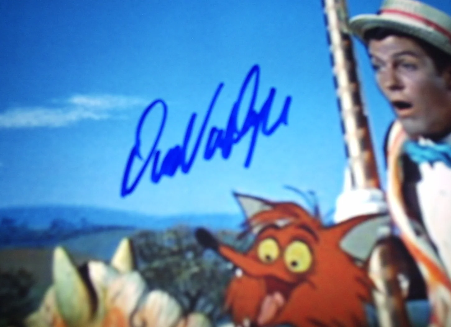 DICK VAN DYKE — DICK VAN DYKE SIGNED PHOTO 8X10 COLOR MARY POPPINS! XRARE PROOF COMIC LEGEND JSA, image 4