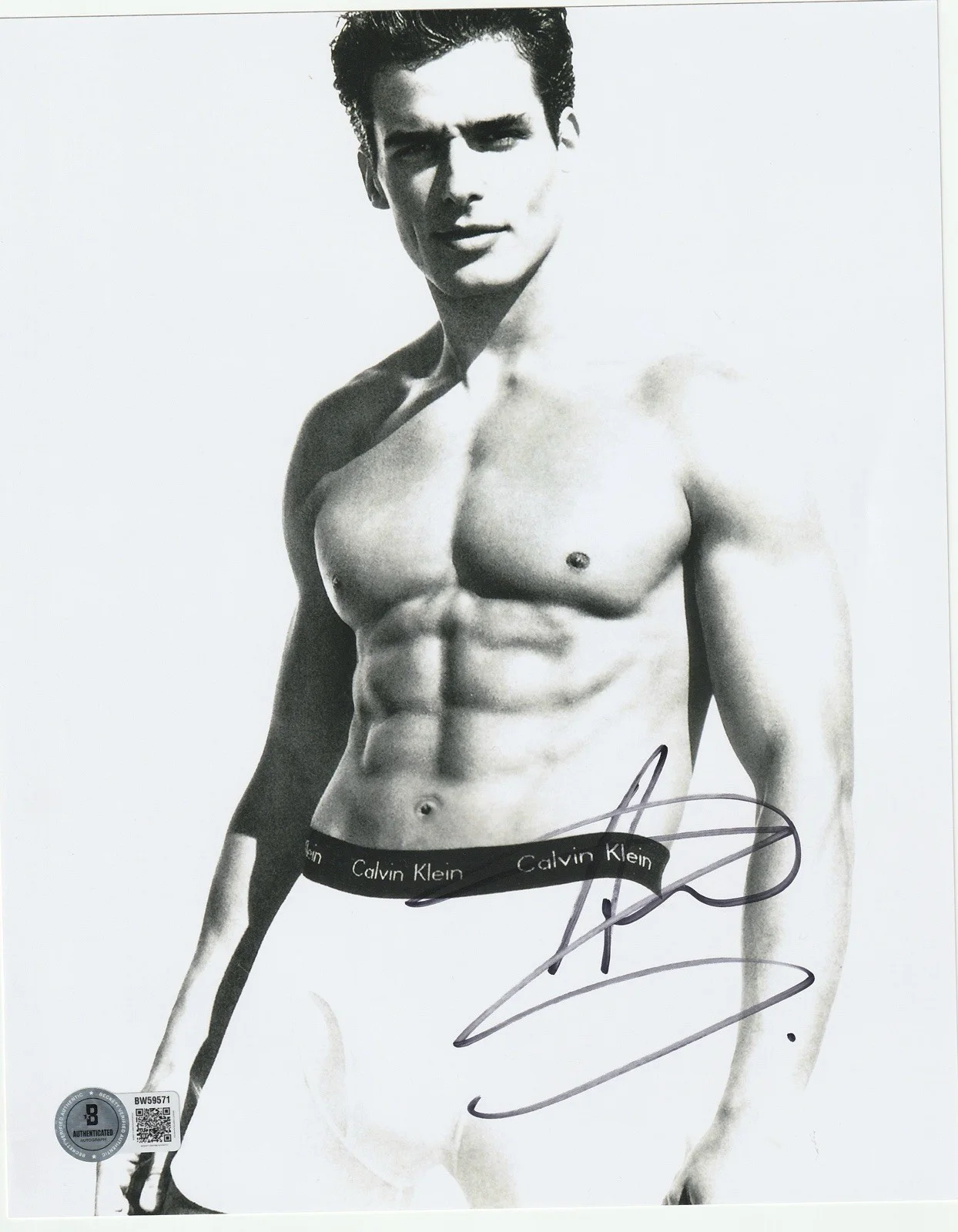 Antonio Sabato Jr — Antonio Sabato Jr. signed autographed classic 8x10 photo Beckett BAS coa