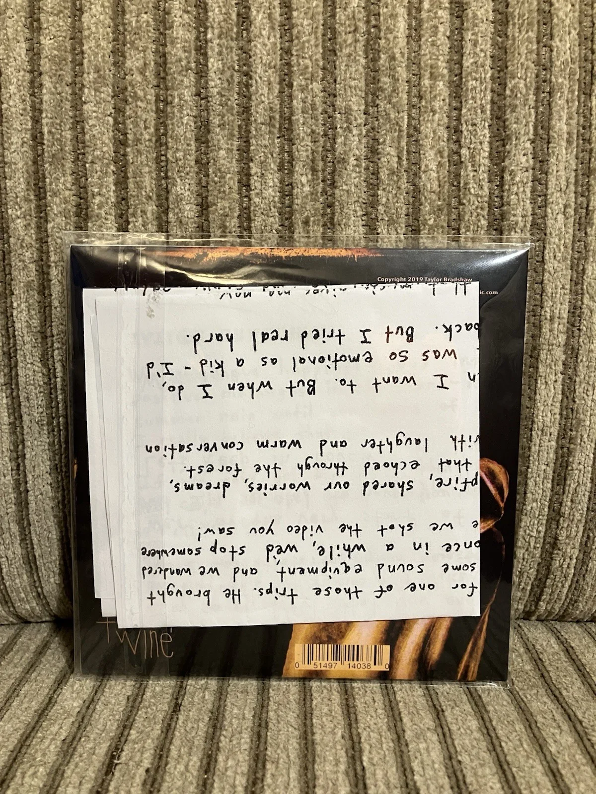 Taylor Bradshaw - Twine CD Autographed Signed 2019 Tested Rare, image 2