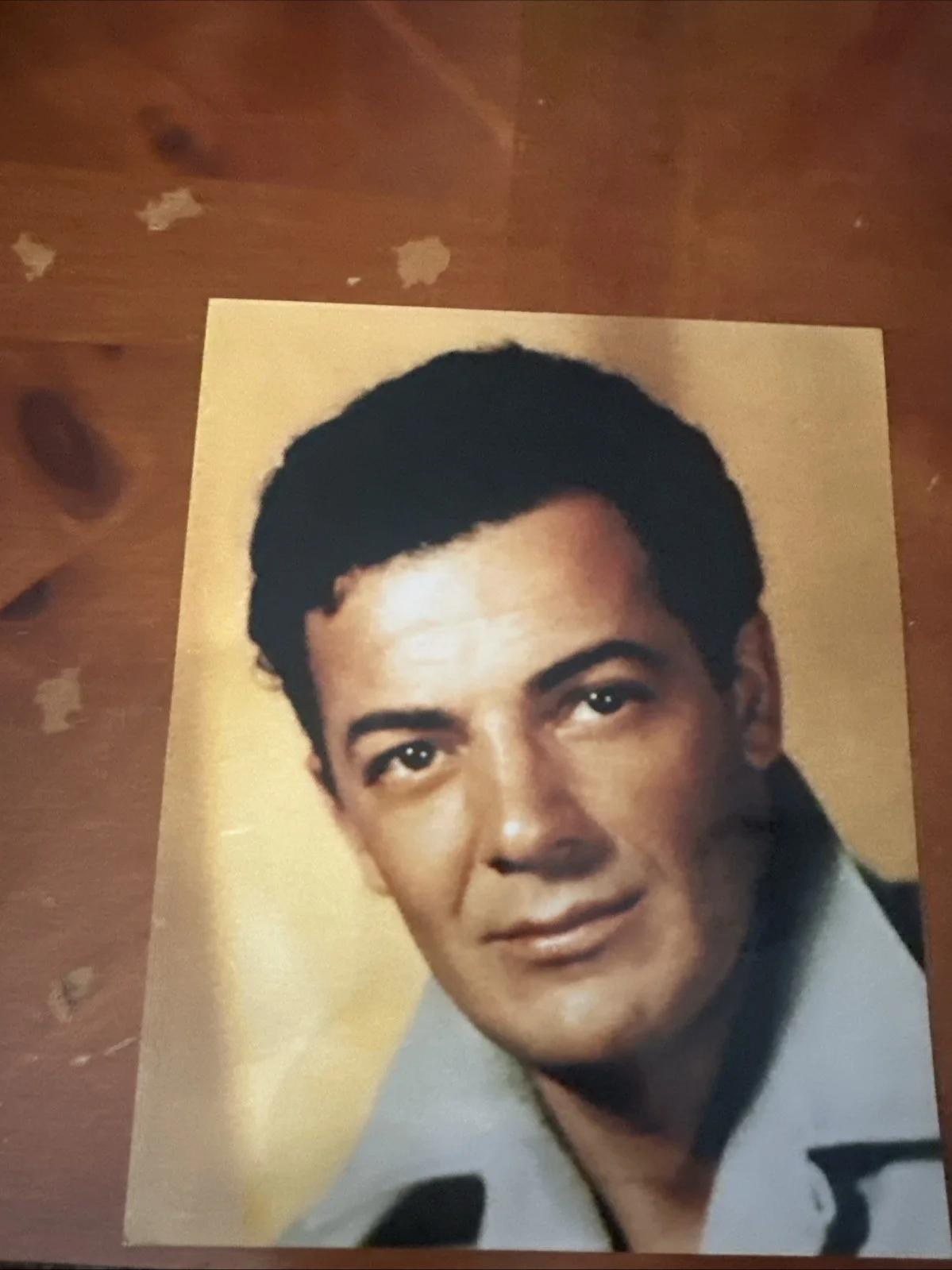 Cornel Wilde Autographed Index Card With Photo Signed, image 3