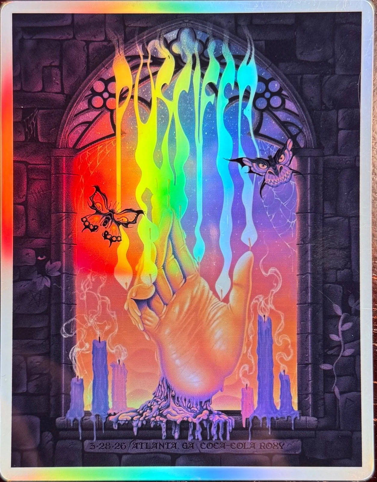PUSCIFER ATLANTA POSTER/STICKER 3-28-26 NORMAL ISNT TOUR, изображение 4