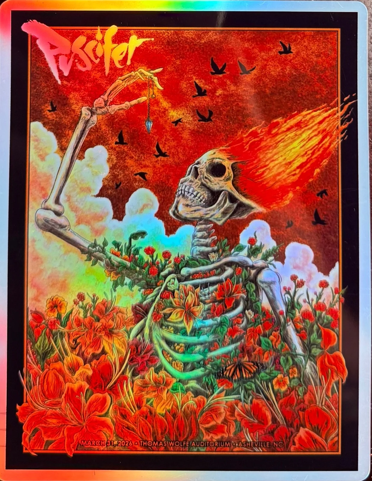 PUSCIFER ASHEVILLE NC POSTER/STICKER 3-31-26 NORMAL ISNT TOUR, image 2