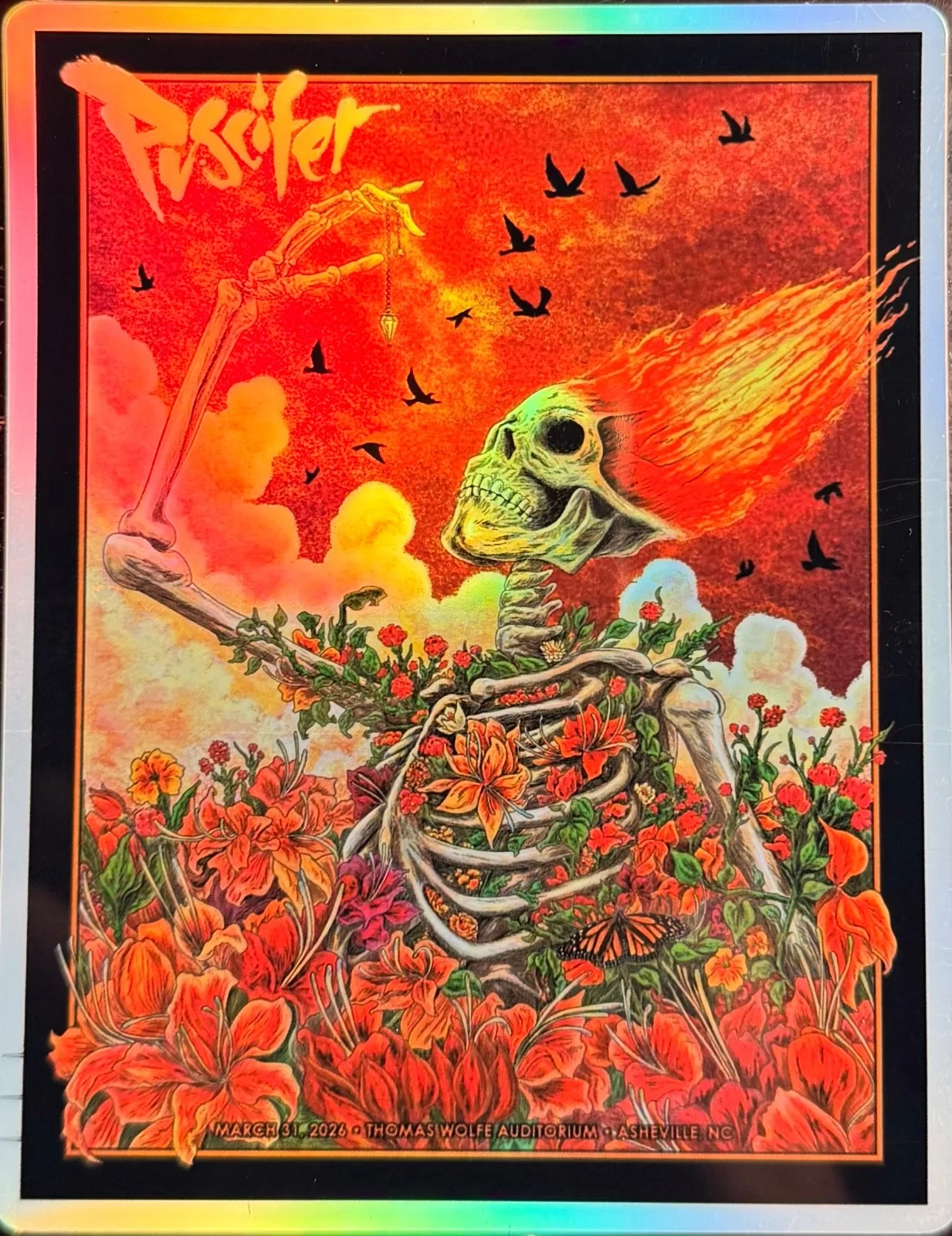 PUSCIFER ASHEVILLE NC POSTER/STICKER 3-31-26 NORMAL ISNT TOUR, image 3
