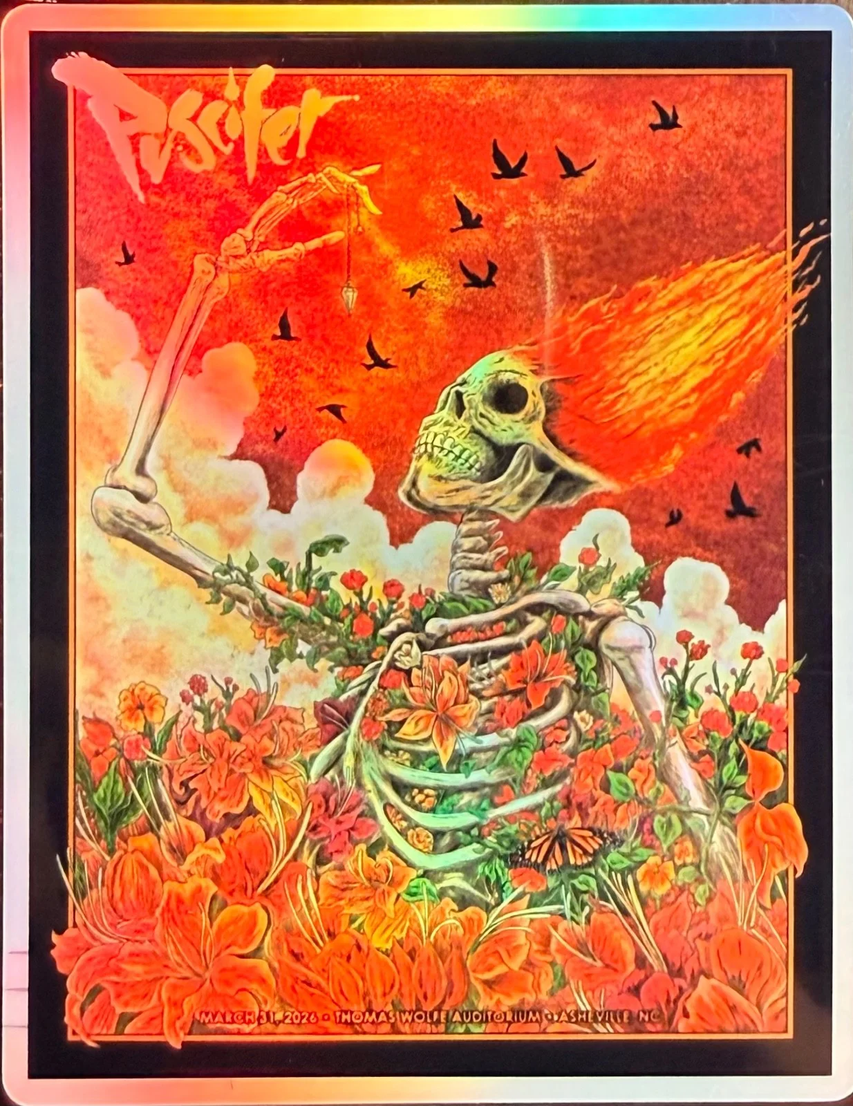 PUSCIFER ASHEVILLE NC POSTER/STICKER 3-31-26 NORMAL ISNT TOUR, image 4