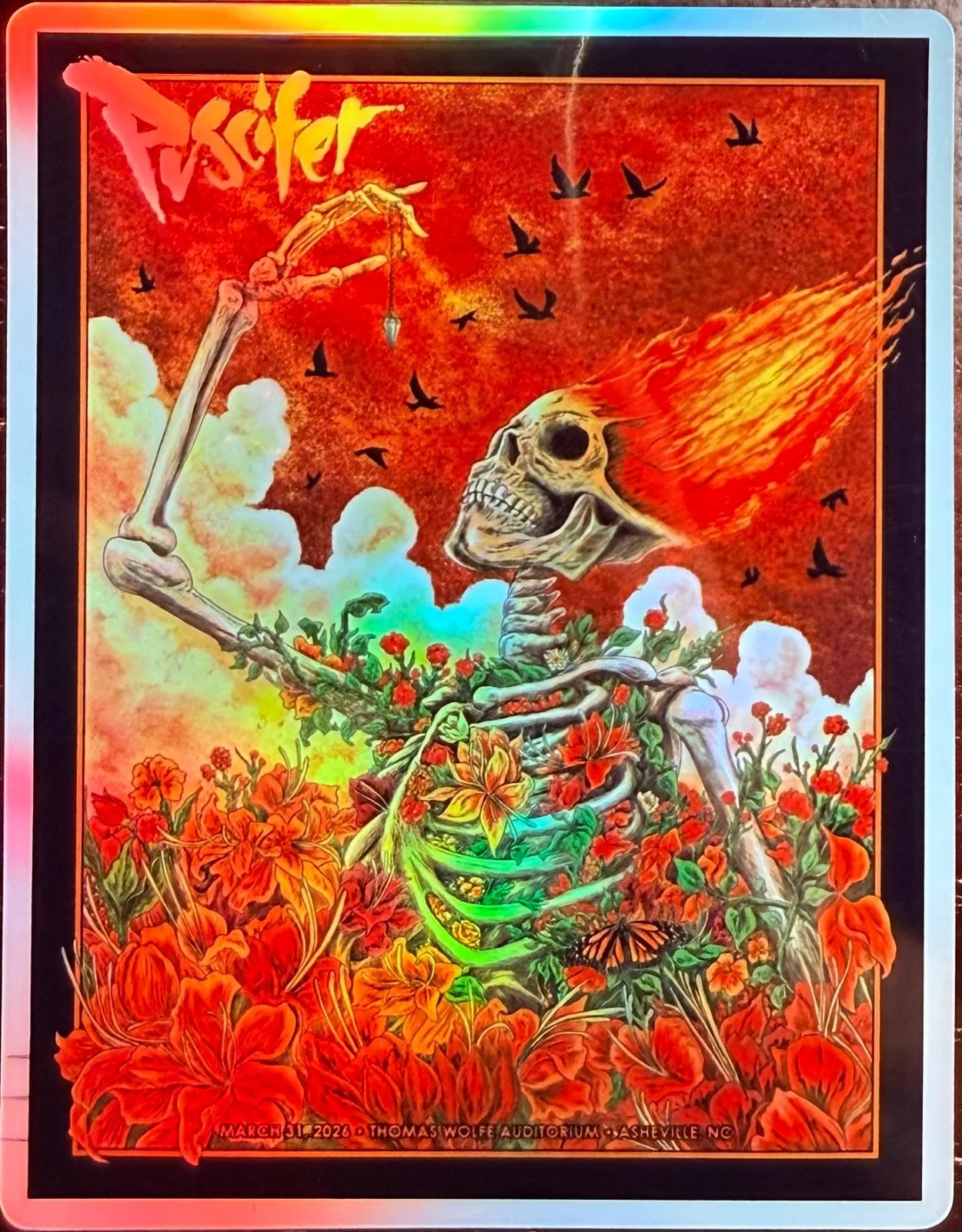 PUSCIFER ASHEVILLE NC POSTER/STICKER 3-31-26 NORMAL ISNT TOUR, image 5