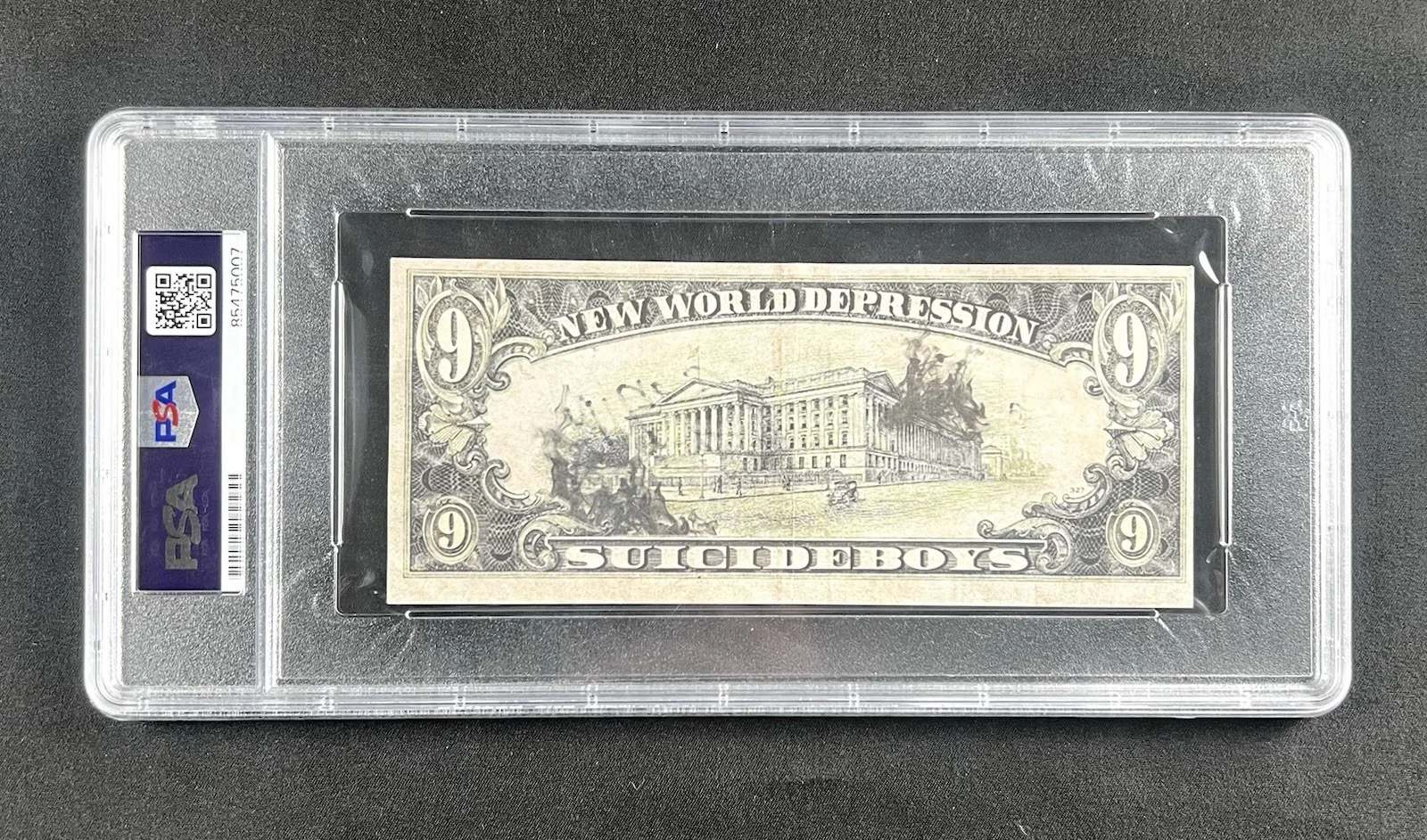 Scrim $uicideboys Signed Autographed Dollar Bill G59 PSA Authenticated NWD, изображение 2