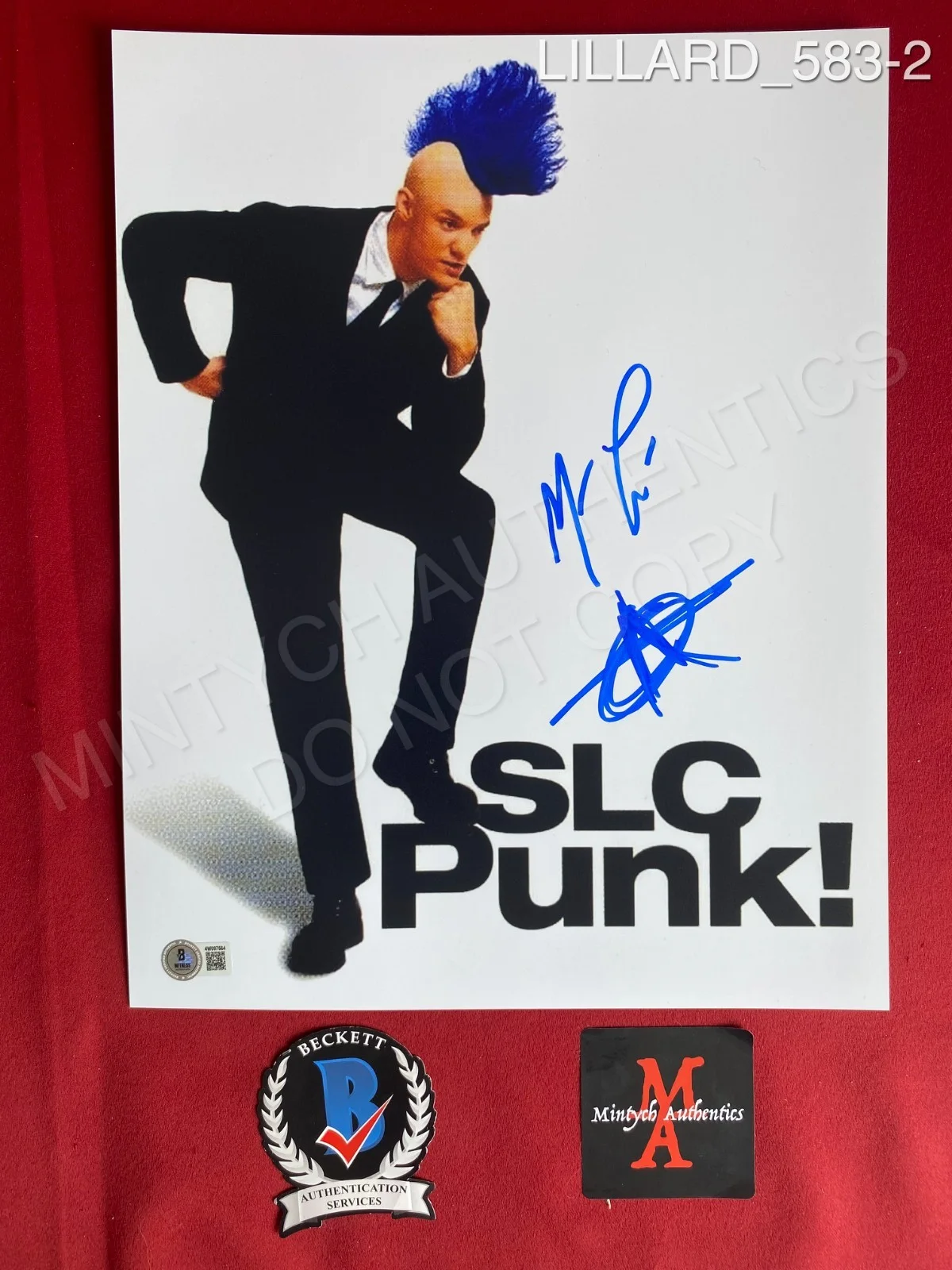 Matthew Lillard — Matthew Lillard autographed signed 11x14 photo SLC Punk Beckett COA, изображение 2