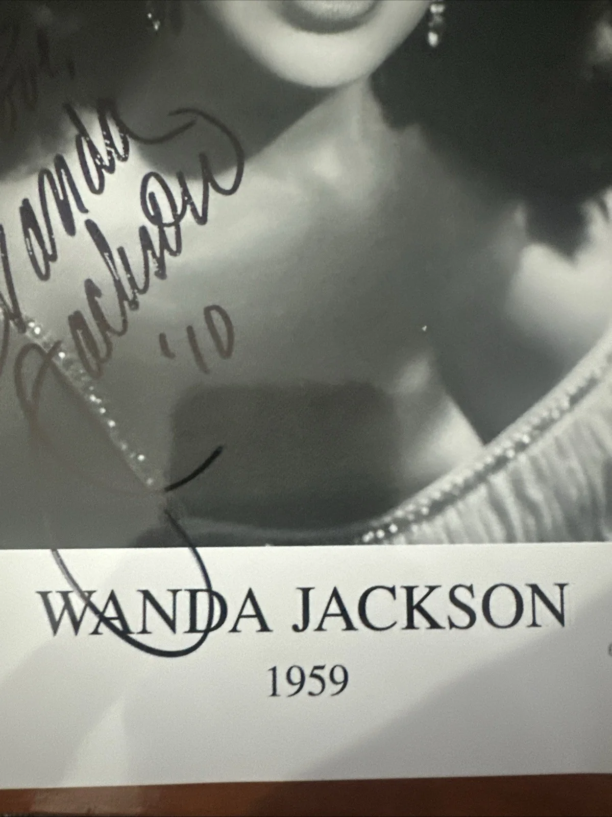 Wanda Jackson Country Singer Autographed 8 X 10 Promo Photo 1959, изображение 4