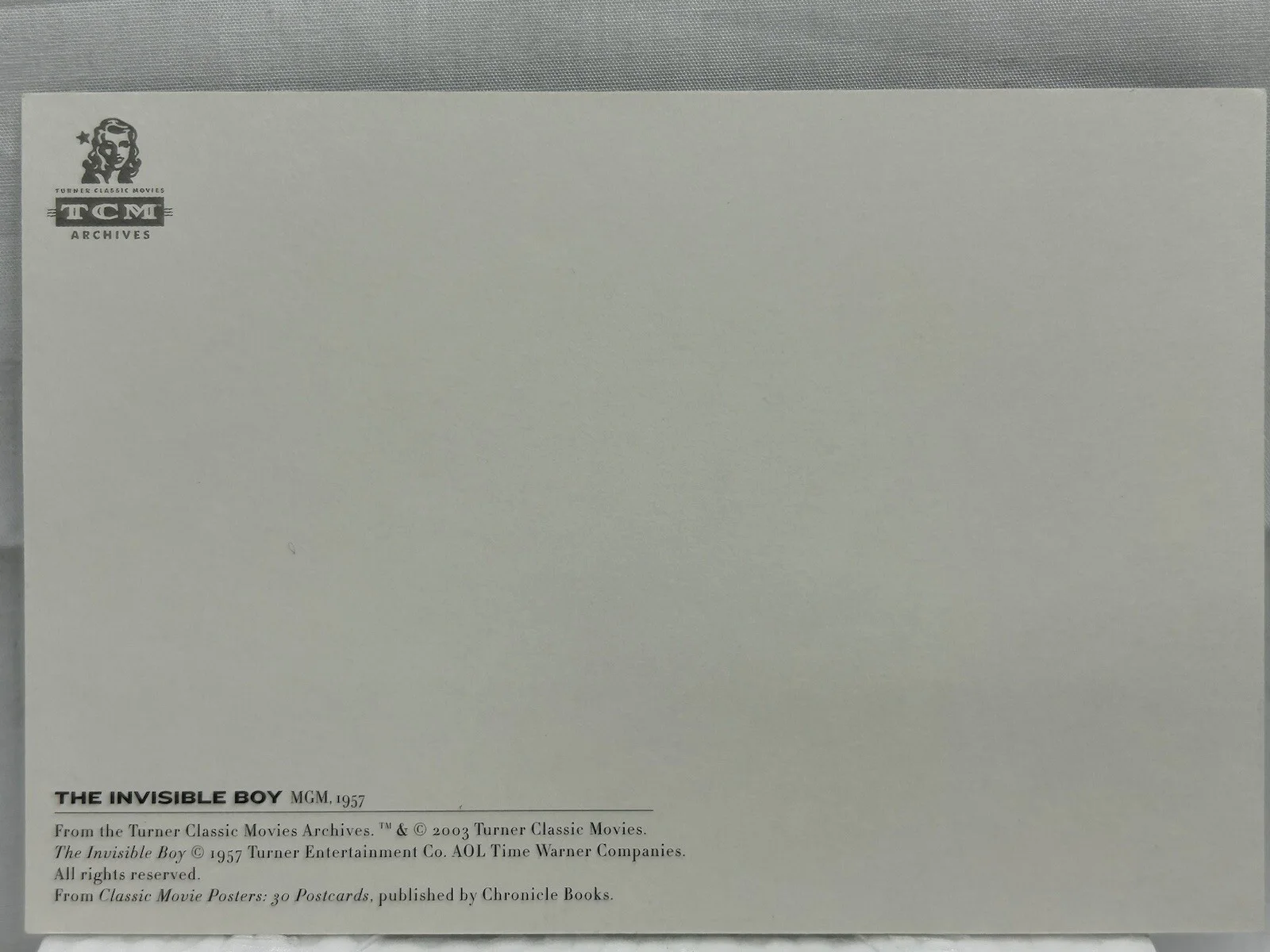 Richard Eyer — Richard Eyer The Invisible Boy Movie Signed Card, изображение 3