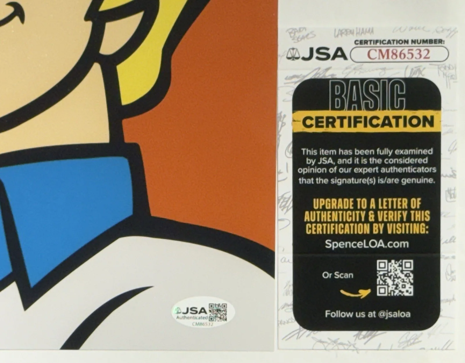 Frank Welker — Frank Welker Signed Fred Voice Scooby Doo 8x10 Photo Authentic Autograph JSA, изображение 4