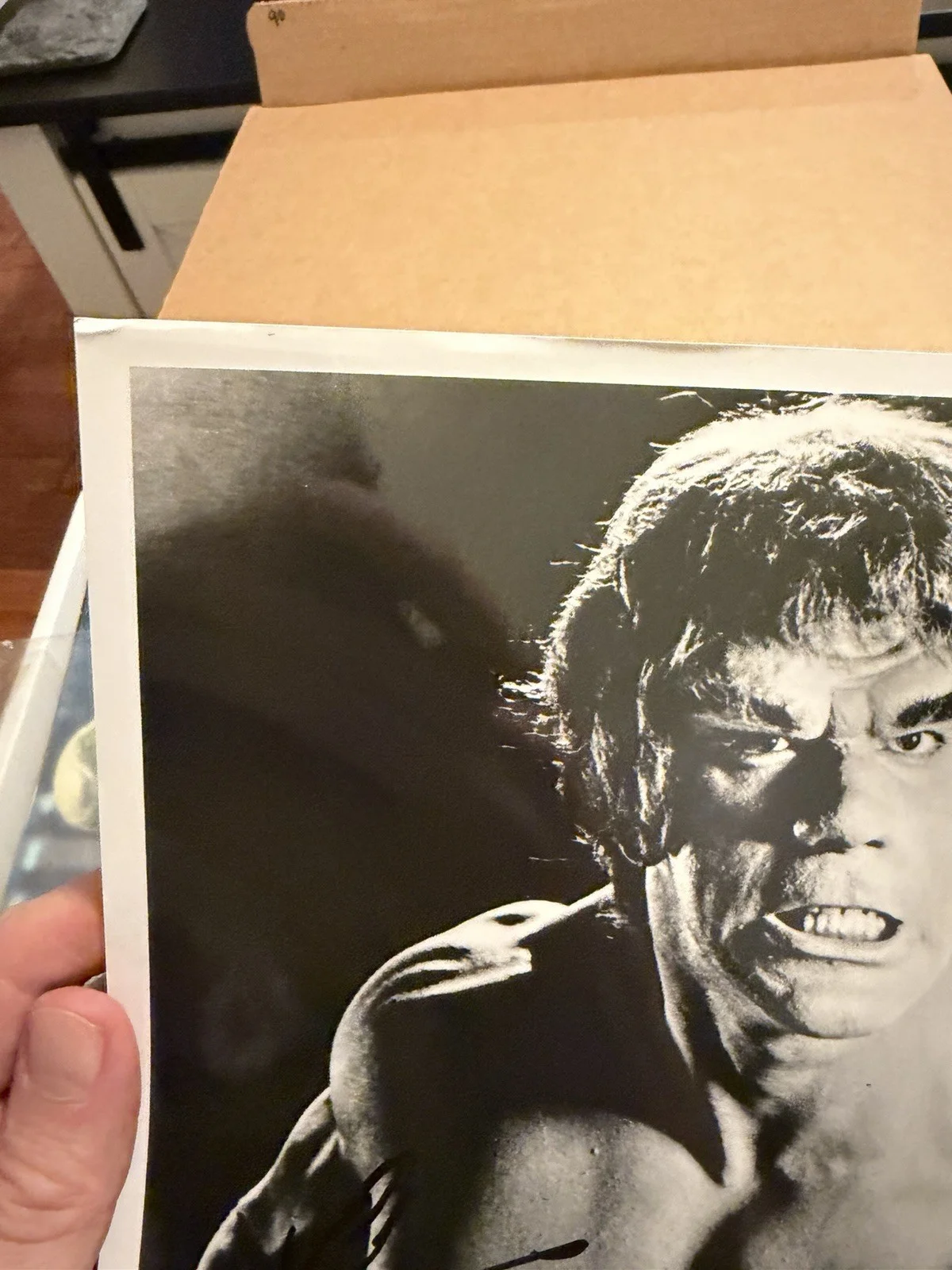 Beckett certified signed photo Lou Ferrigno The Incredible Hulk Marvel Comics., изображение 5