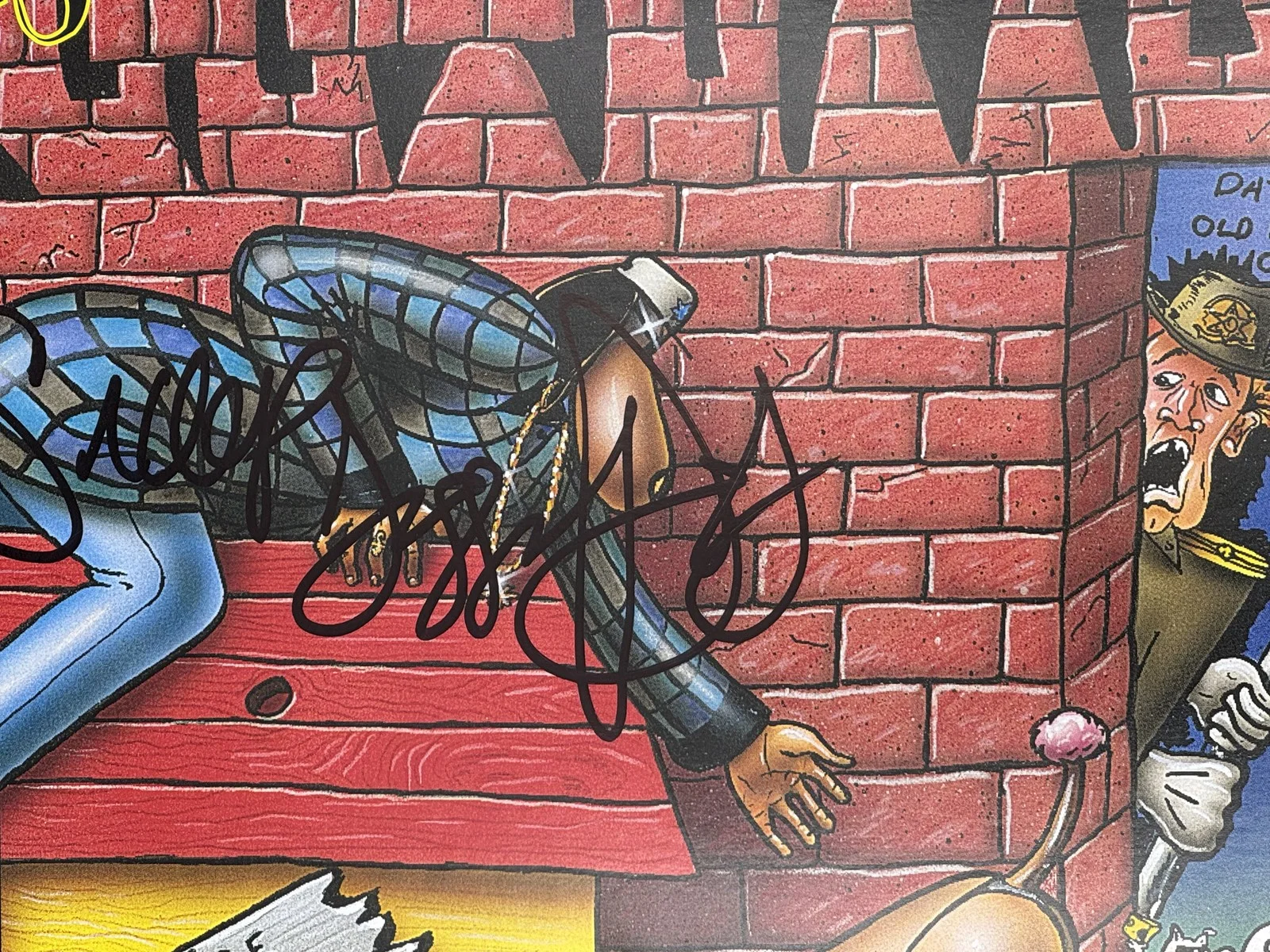 Snoop Dog — Snoop Doggy Dog signed Doggystyle vinyl record album autograph JSA 446, изображение 2