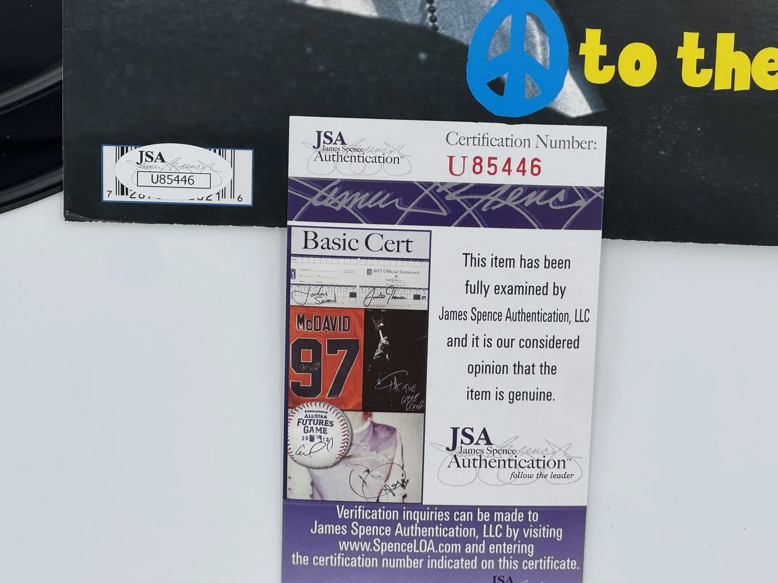 Snoop Dog — Snoop Doggy Dog signed Doggystyle vinyl record album autograph JSA 446, изображение 4