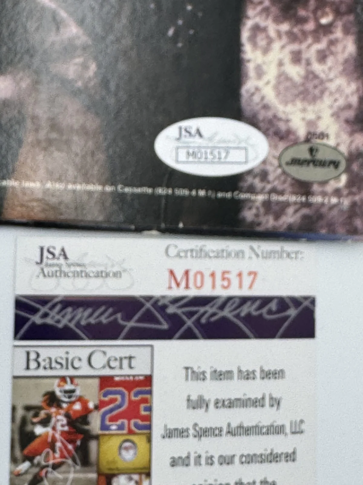 Jon Bon Jovi — Jon Bon Jovi signed 7800° Fahrenheit vinyl record album autograph JSA 517, изображение 4
