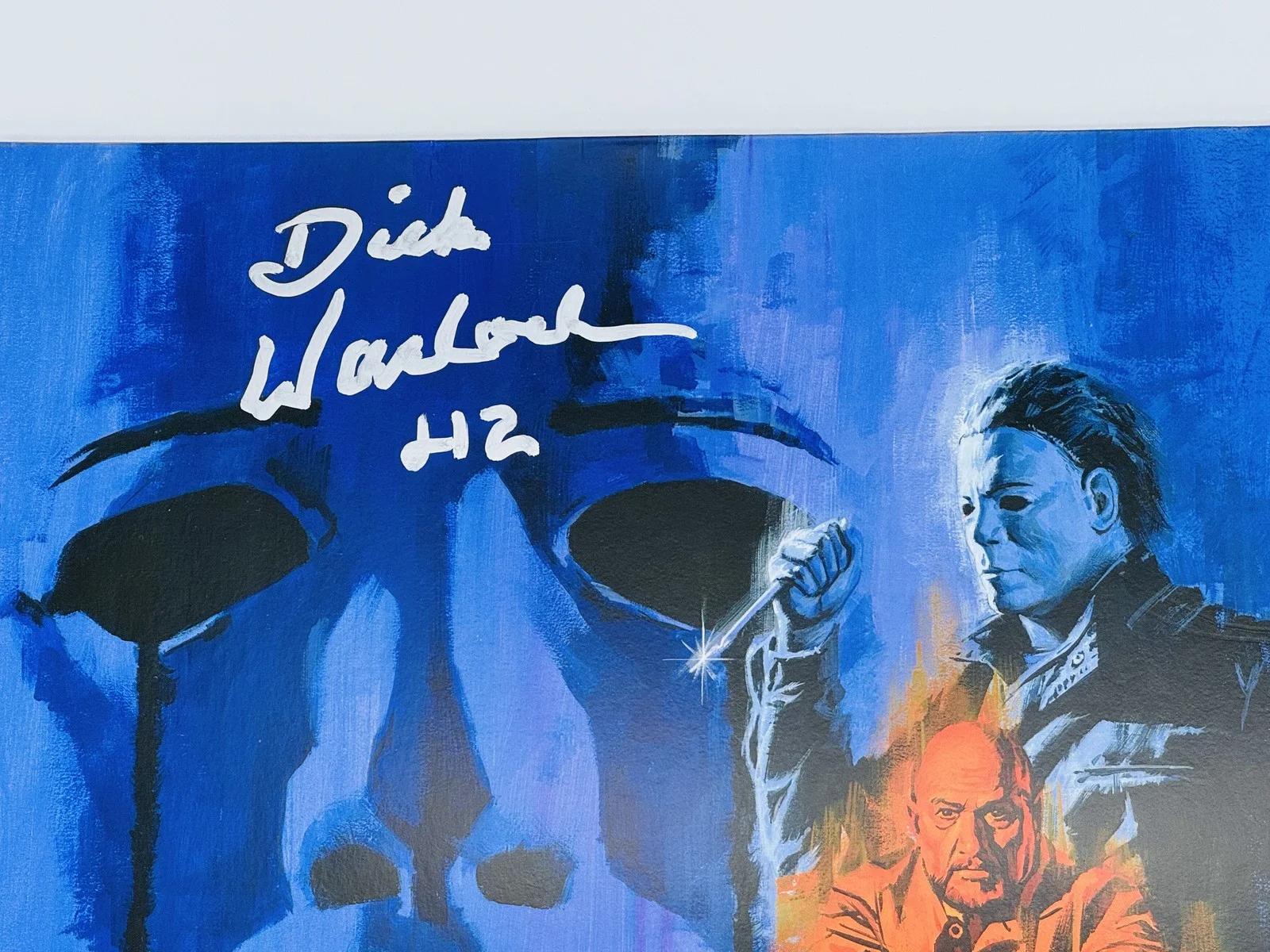 Dick Warlock — Dick Warlock Signed Halloween II Album Vinyl Record John Carpenter BAS J82, изображение 2