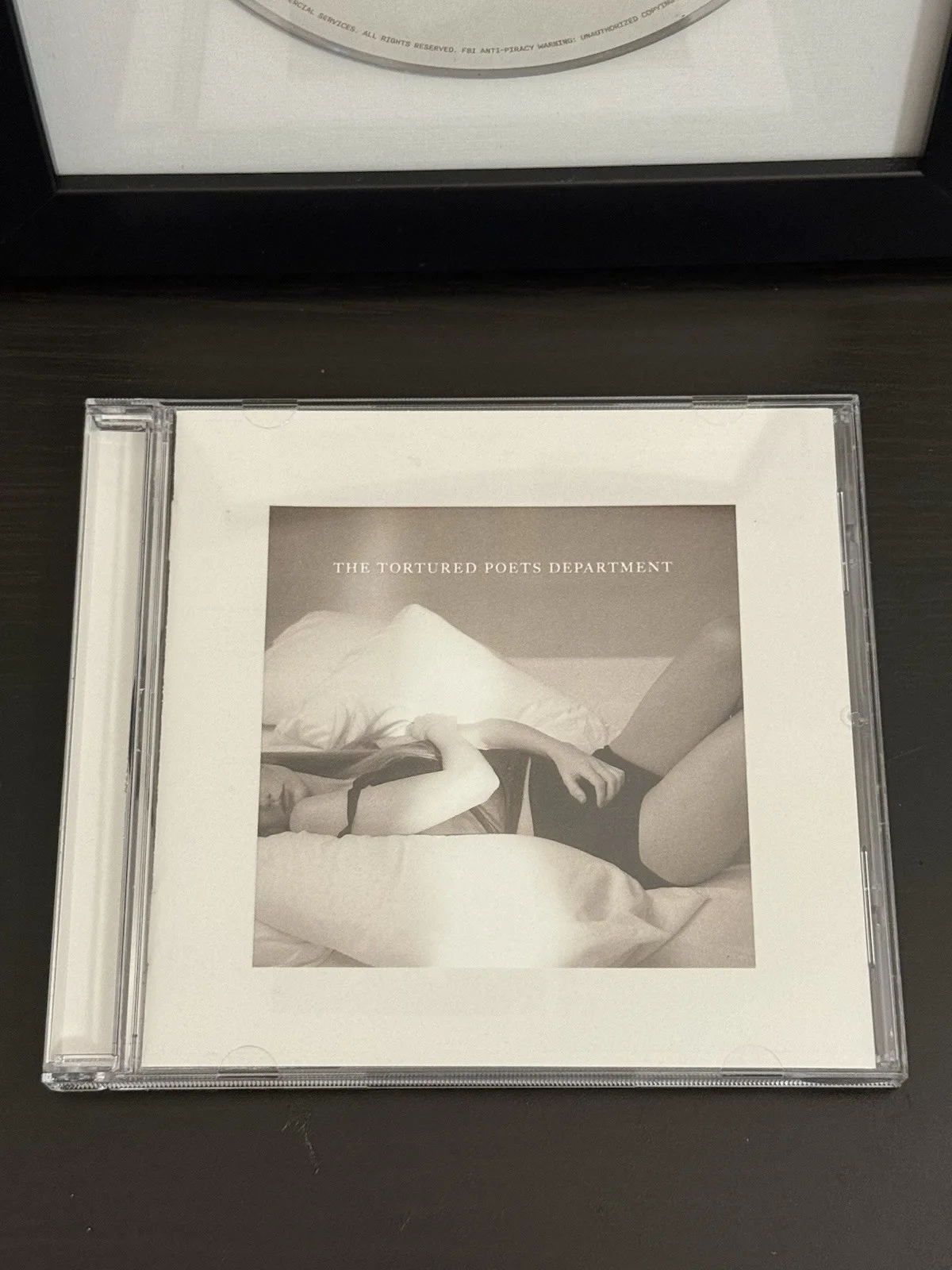 Taylor Swift Tortured Poets Department TTPD Framed CD Autographed Signed Insert, image 4