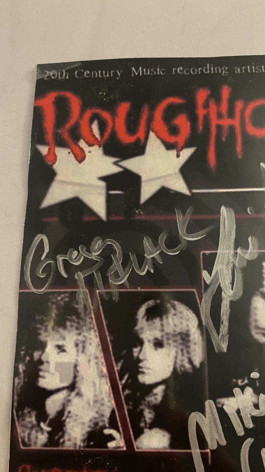 Roughhouse band SIGNED flyer Teeze members. Philly Glam, image 2
