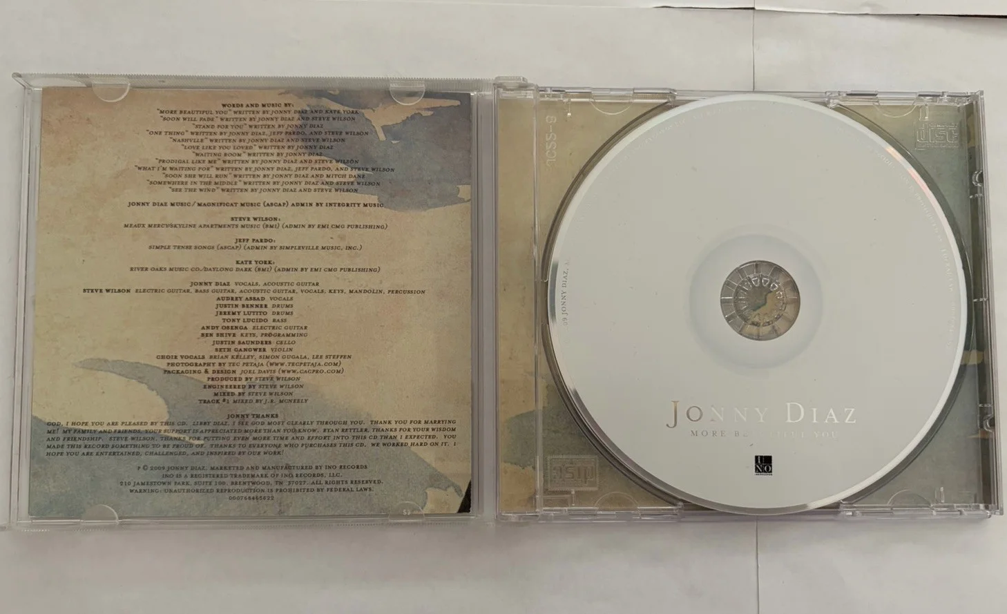 Jonny Diaz Signed Autographed CD Photo Lot More Beautiful You Come Let Us Adore, image 4