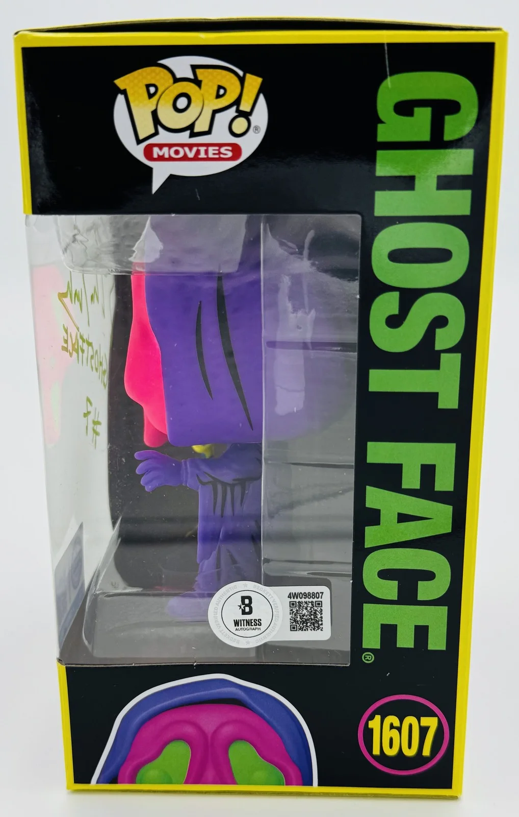 Ethan Embry — Ethan Embry signed Ghostface Blacklight Funko 1607 Scream Horror autograph BAS 7, image 2