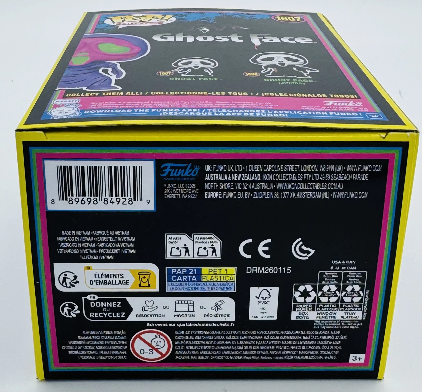 Ethan Embry — Ethan Embry signed Ghostface Blacklight Funko 1607 Scream Horror autograph BAS 7, image 4