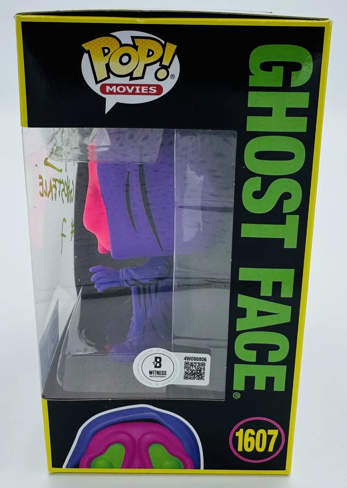 Ethan Embry — Ethan Embry signed Ghostface Blacklight Funko 1607 Scream Horror autograph BAS 6, image 2
