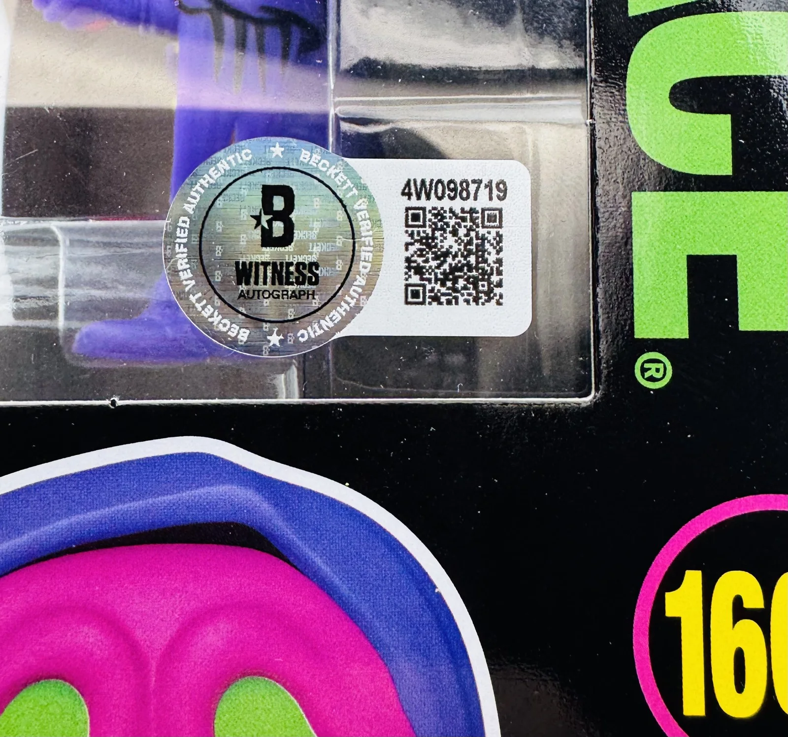 Kraig Dane — Kraig Dane signed Ghostface Blacklight Funko 1607 Scream Horror autograph BAS 19, image 3