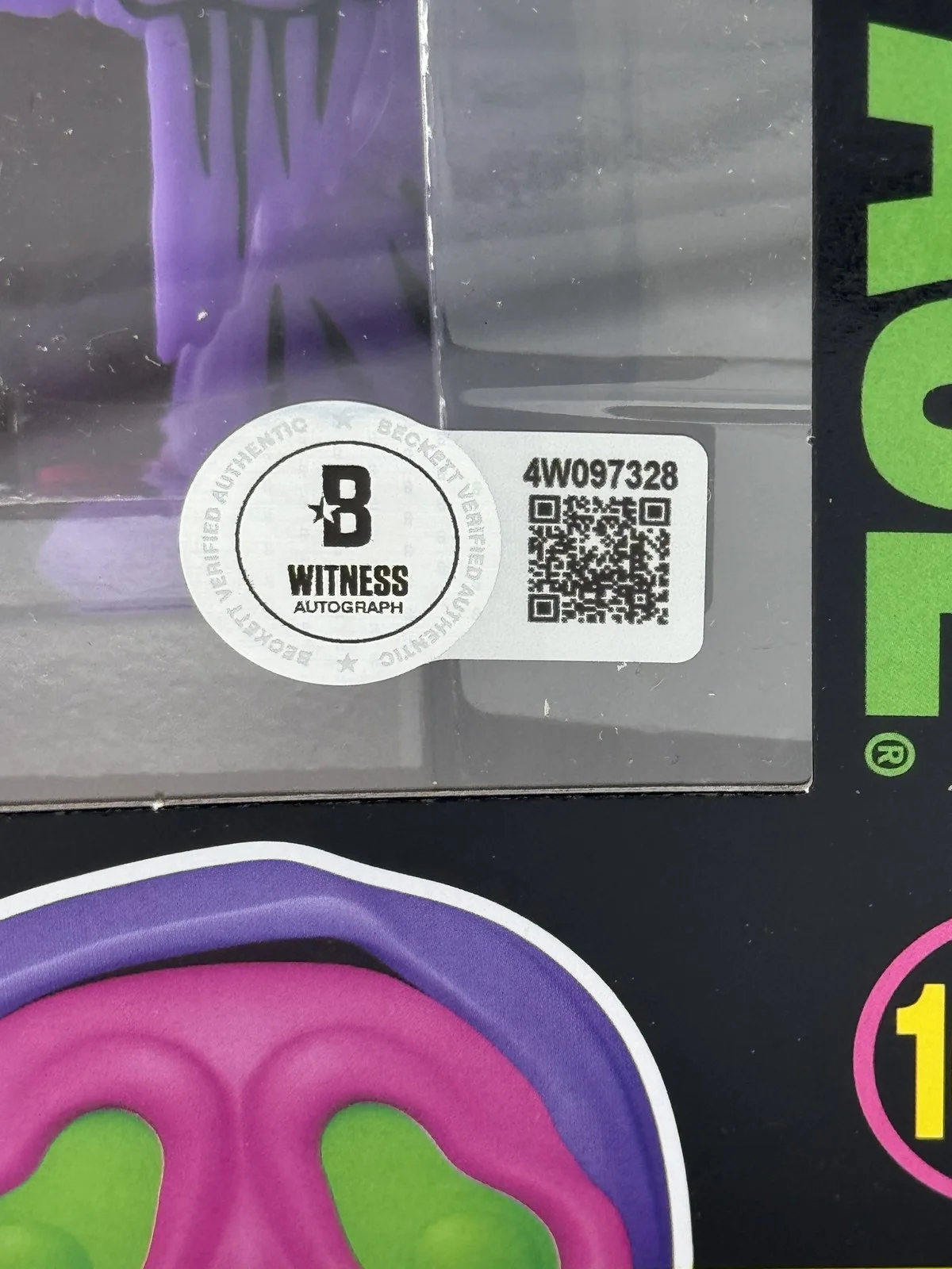 Matthew Lillard — Matthew Lillard signed Ghostface Blacklight Funko 1607 Scream Stu Macher BAS 28, изображение 3