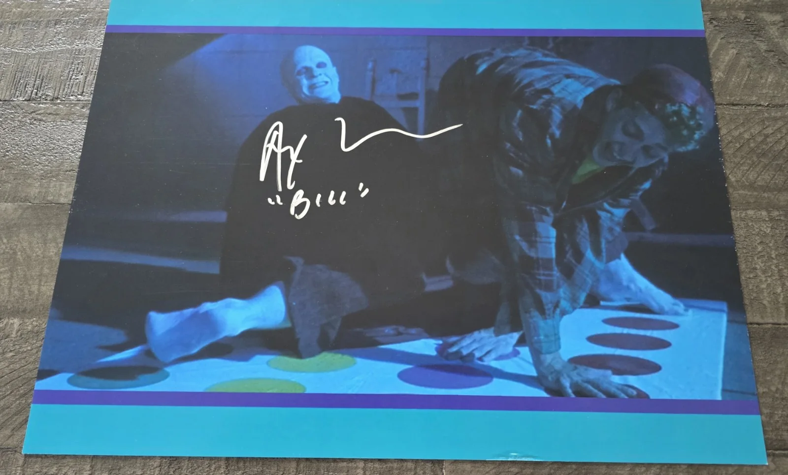 Alex Winter — Alex Winter Signed 12x16 Bill & Ted's Bogus Journey Leeloo Multiprops KAPOW