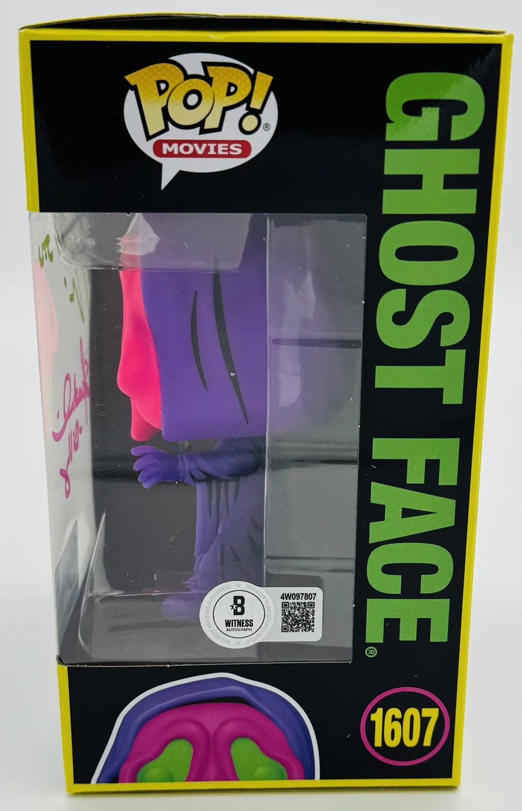 Skeet Ulrich, Matthew Lillard — Matthew Lillard Skeet Ulrich signed Ghostface Blacklight Funko 1607 Scream BAS 7, изображение 2