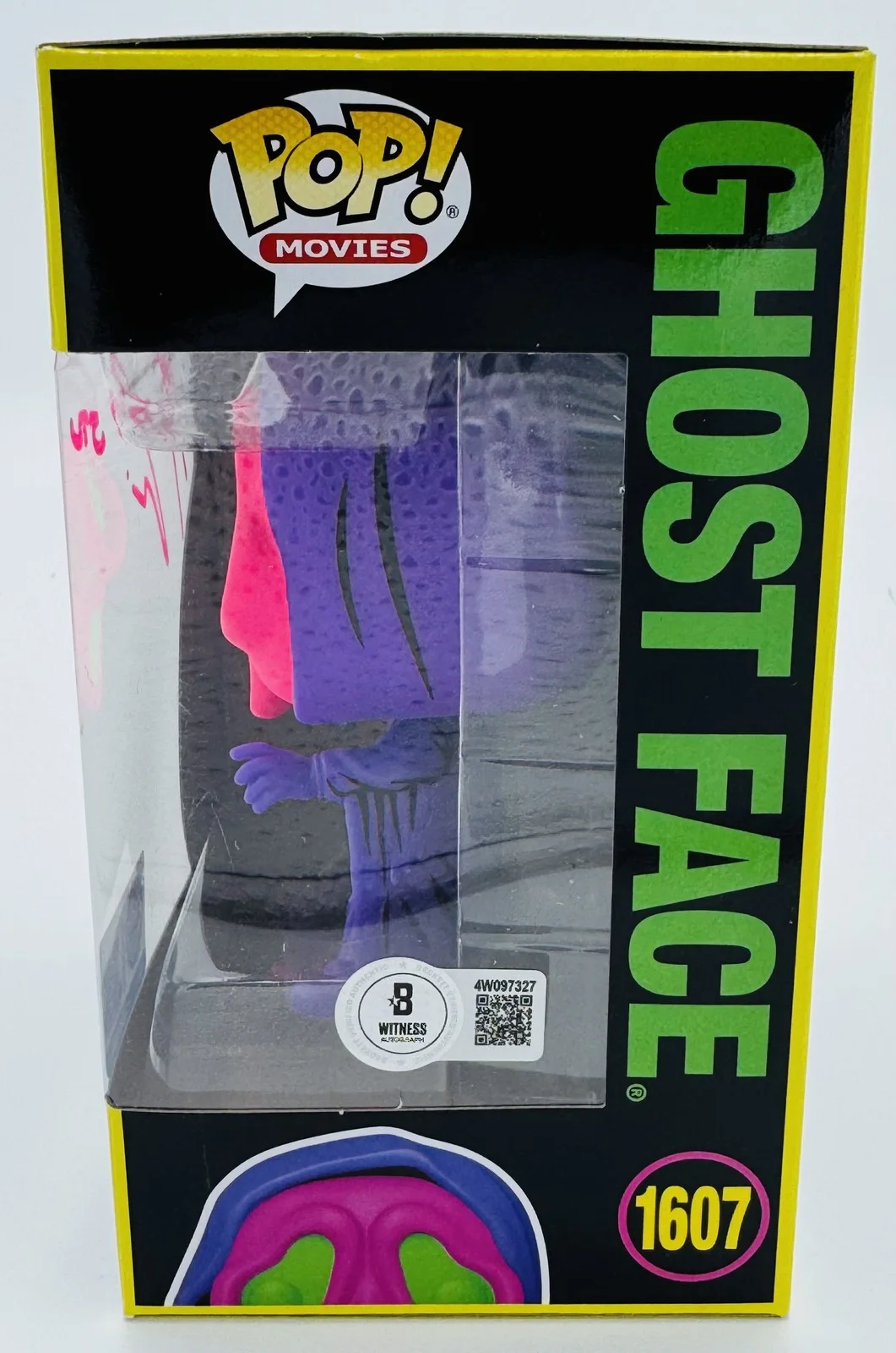 Matthew Lillard — Matthew Lillard signed Ghostface Blacklight Funko 1607 Scream Stu Macher BAS 27, изображение 2