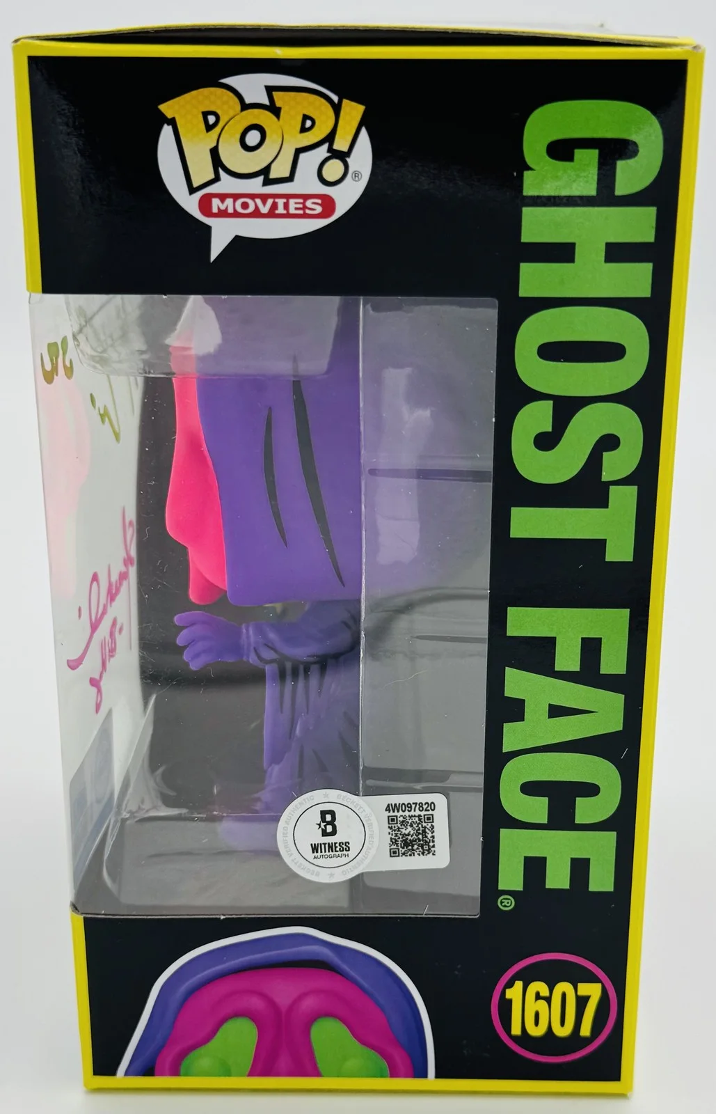 Skeet Ulrich, Matthew Lillard — Matthew Lillard Skeet Ulrich signed Ghostface Blacklight Funko 1607 Scream BAS 0, image 2
