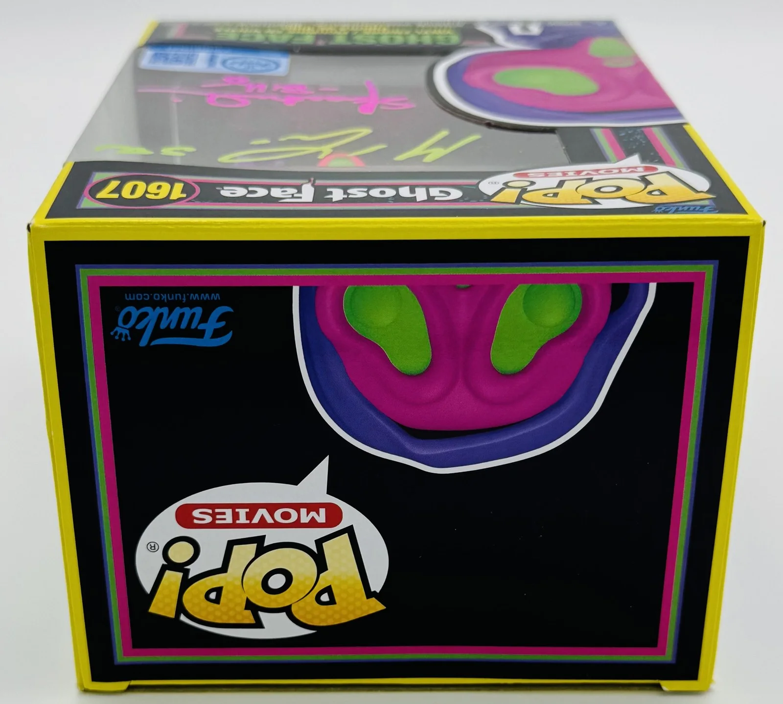 Skeet Ulrich, Matthew Lillard — Matthew Lillard Skeet Ulrich signed Ghostface Blacklight Funko 1607 Scream BAS 0, image 4