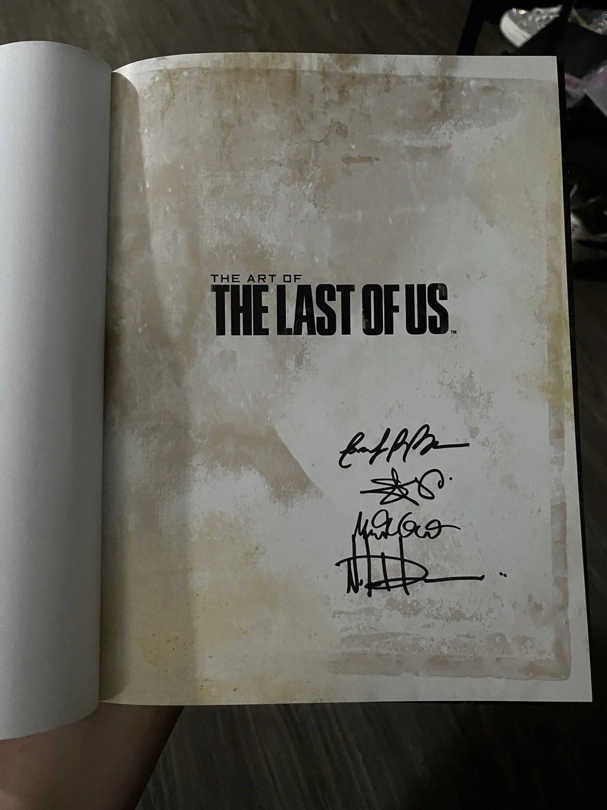 The Last Of Us ArtBook Signed Neil Druckmann And Other Producers/Devs 4x, image 2