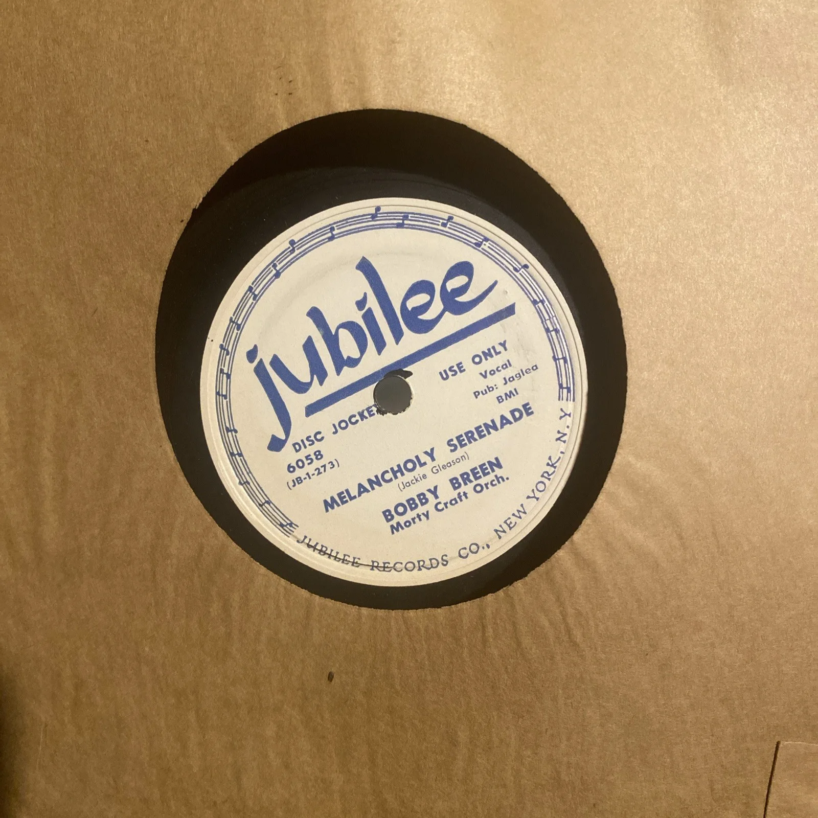 Signed 78 Record Bobby Breen Only Known Copy, image 2
