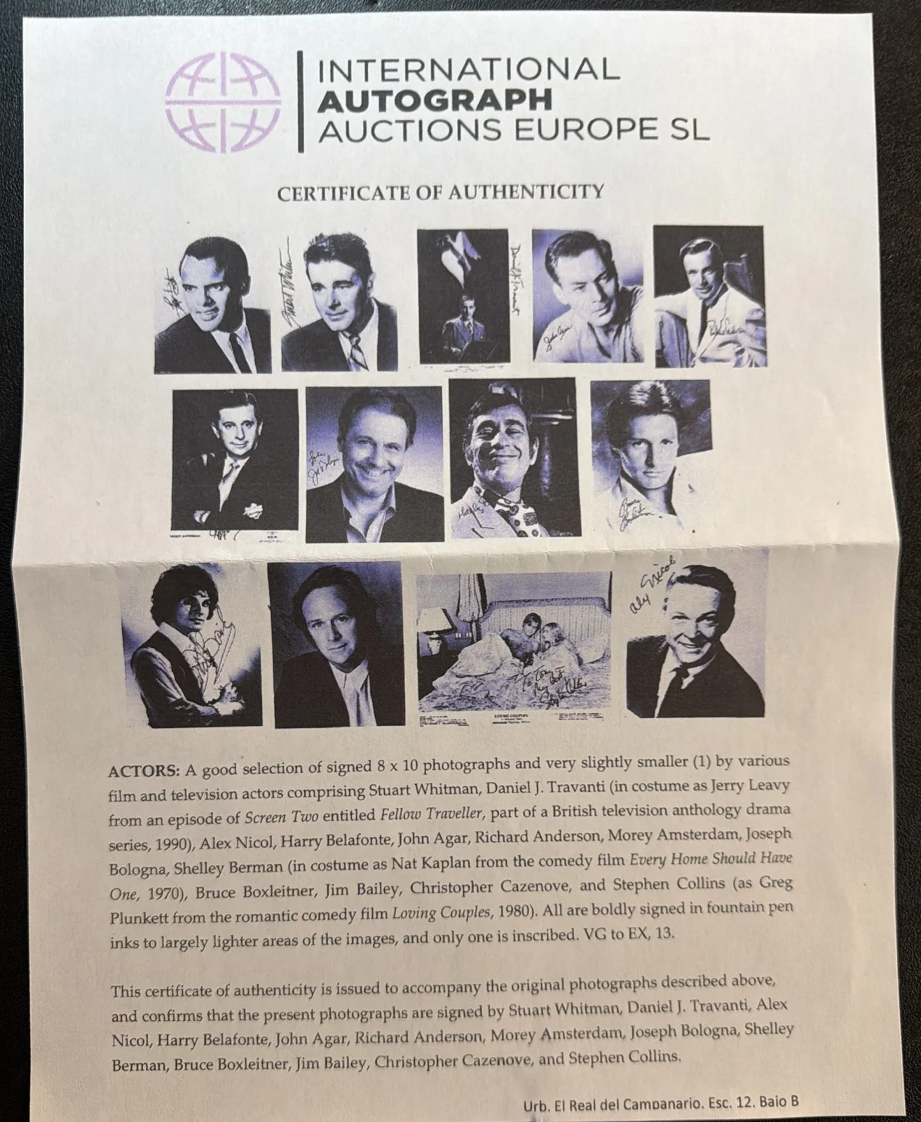 Richard Anderson — Richard Anderson Signed Photo 8x10 Autograph Six Million Dollar Man Actor, изображение 3
