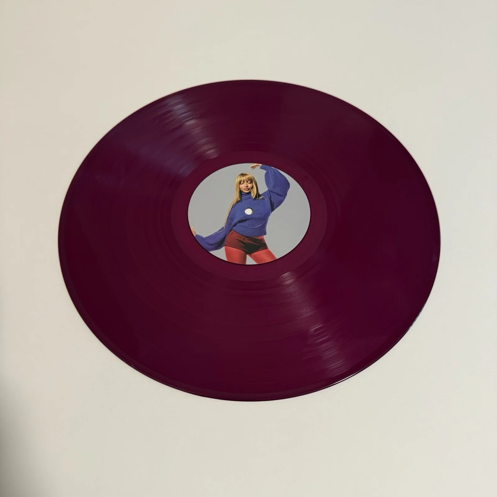 ZARA LARSSON SIGNED FANCY SOME MORE VINYL RECORD PINKPANTHERESS JSA COA, изображение 2