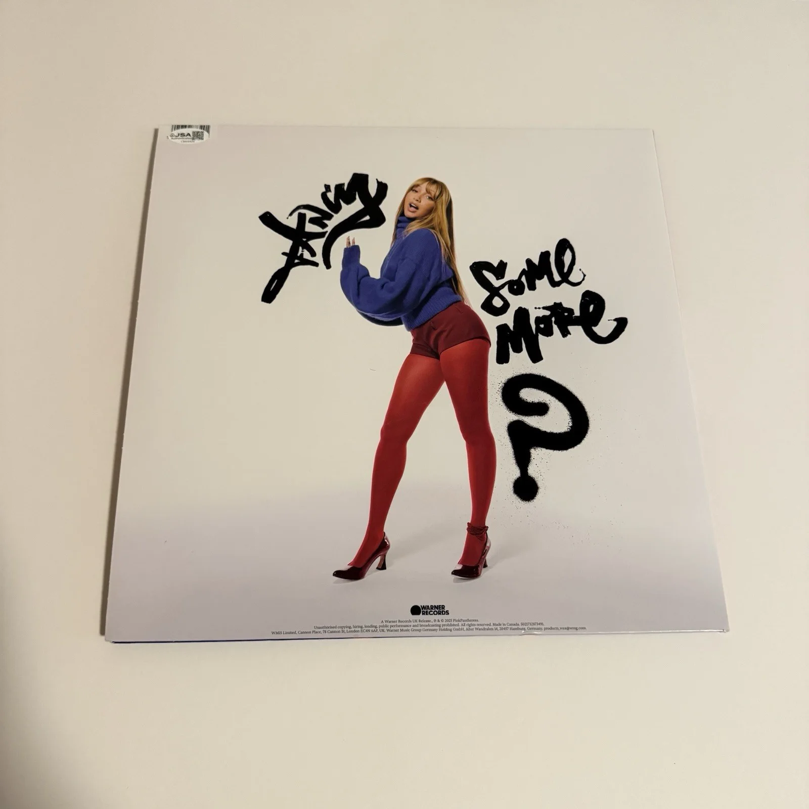 ZARA LARSSON SIGNED FANCY SOME MORE VINYL RECORD PINKPANTHERESS JSA COA, изображение 5