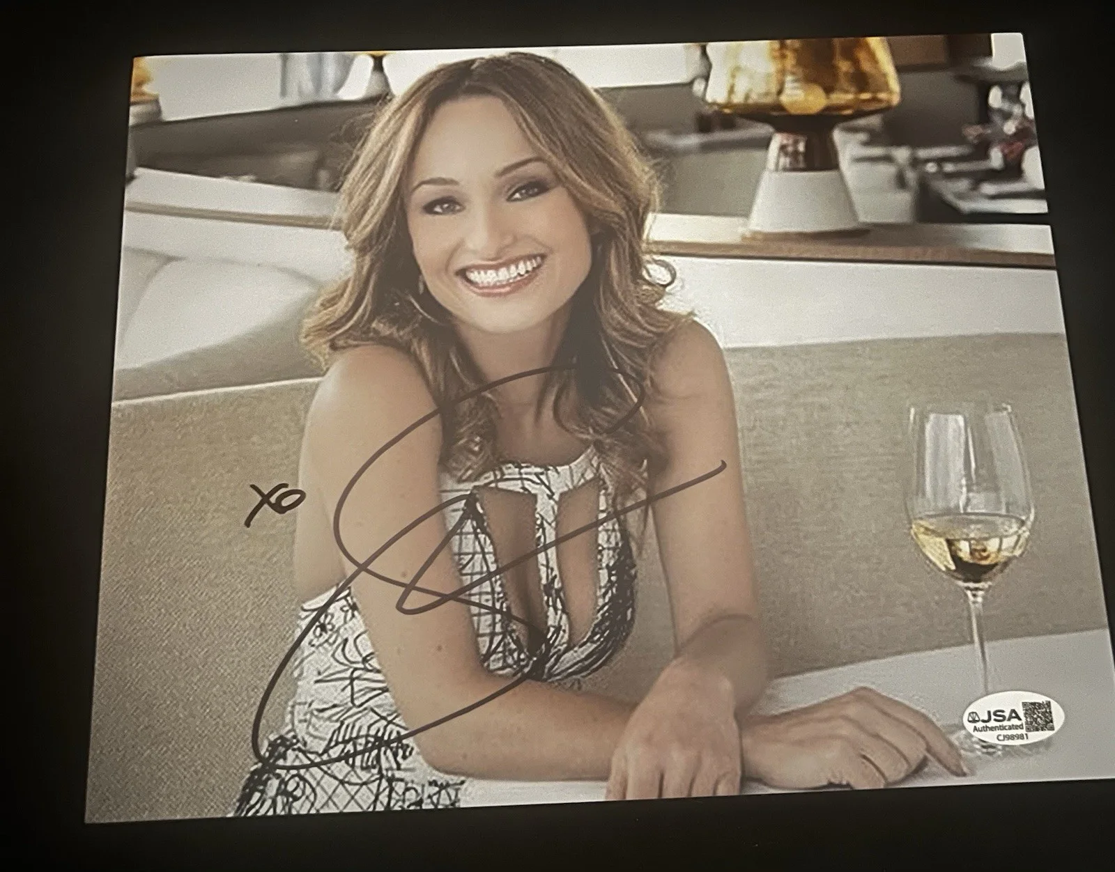 Giada De Laurentiis — Giada De Laurentiis Hot!! autographed signed Food Network 8x10 photo JSA Spence