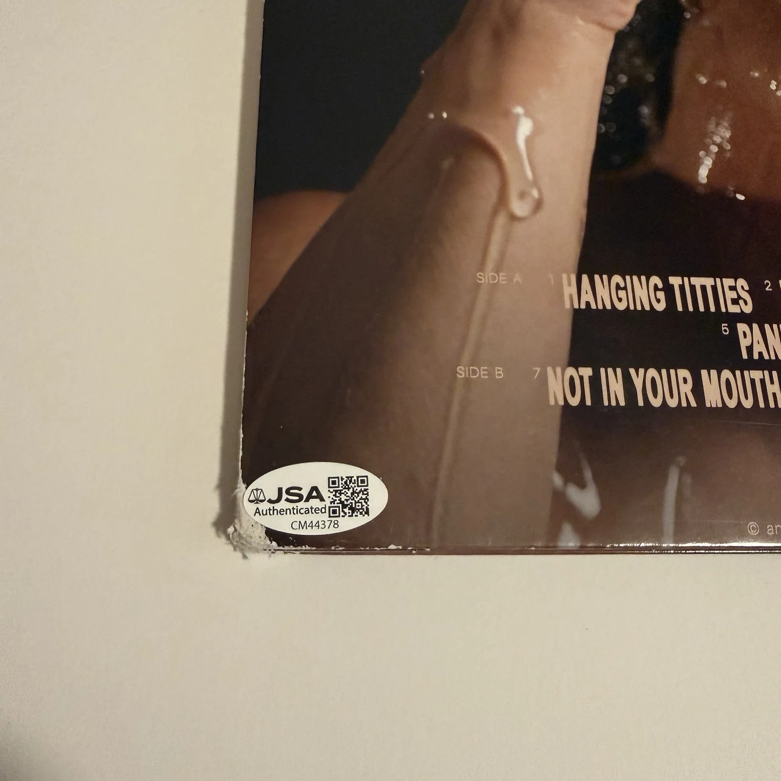 PEACHES SIGNED NO LUBE SO RUDE VINYL RECORD TEACHES OF PEACHES JSA COA, image 4