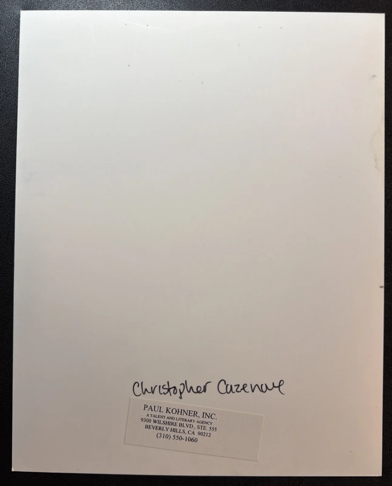 Christopher Cazenove — Christopher Cazenove Signed 8x10 Photo Autograph Dynasty TV Actor, image 2