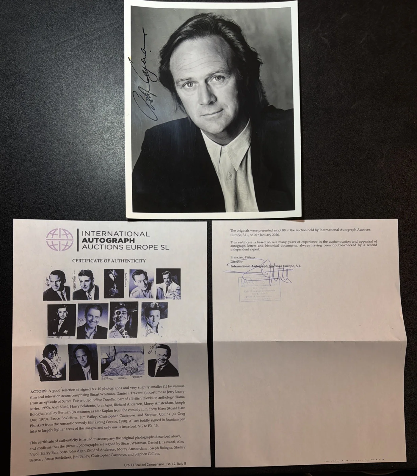Christopher Cazenove — Christopher Cazenove Signed 8x10 Photo Autograph Dynasty TV Actor, image 5