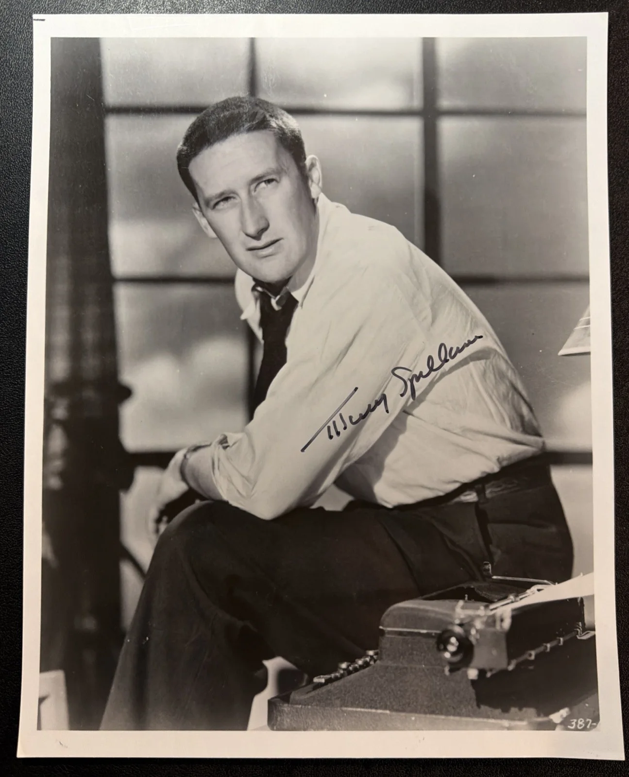 Mickey Spillane — Mickey Spillane Signed 8x10 Photo Autograph Mike Hammer Author I The Jury